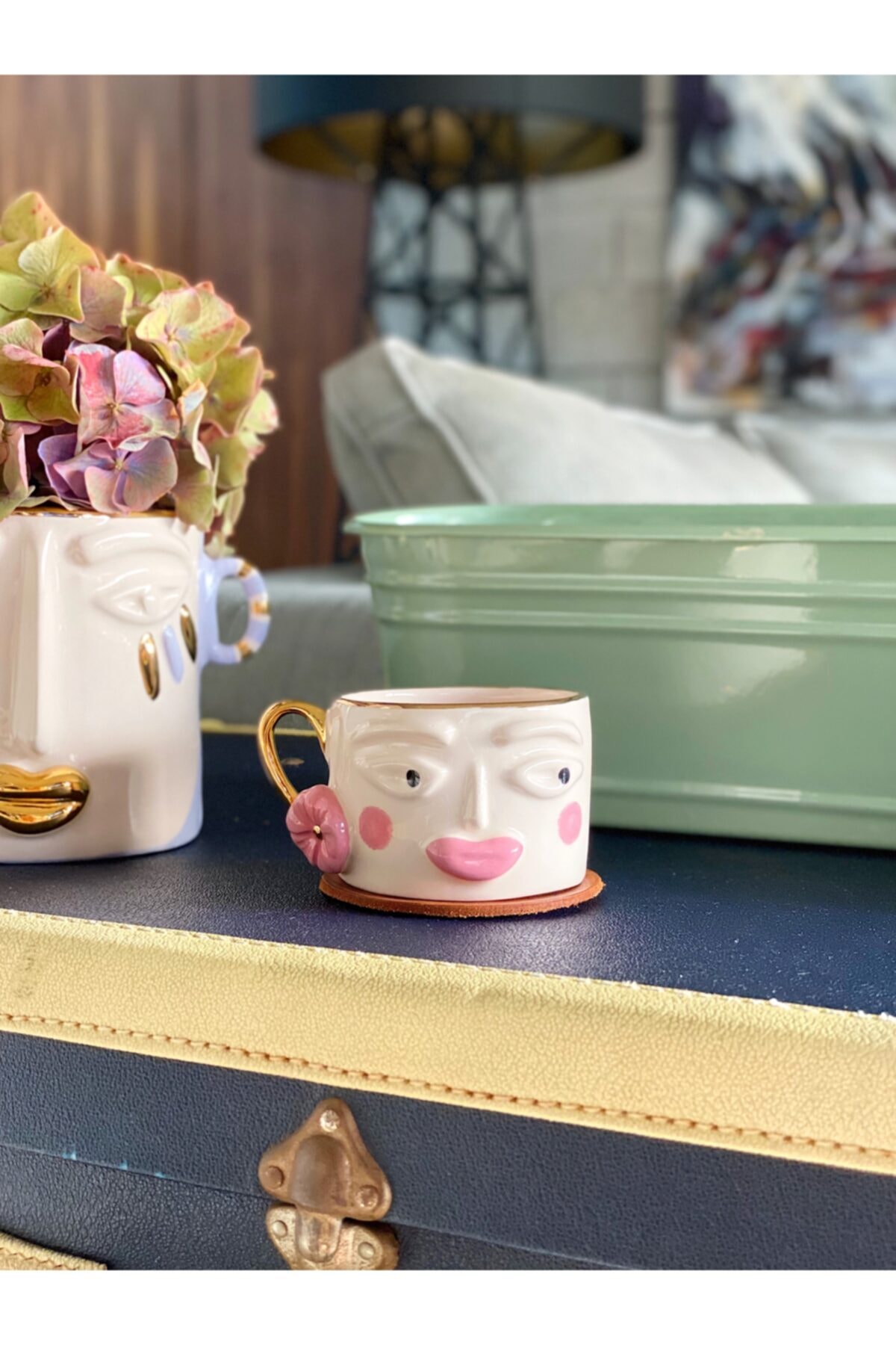 TodAndCo Mini Mug Daisy Pembe Makyaj