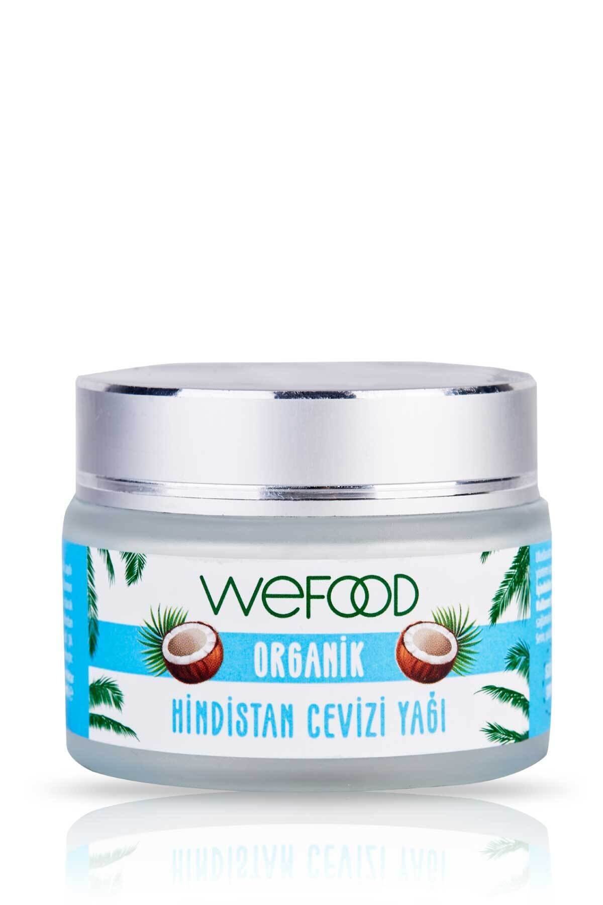Wefood Organik Hindistan Cevizi Yağı 50 ml (Soğuk Sıkım)