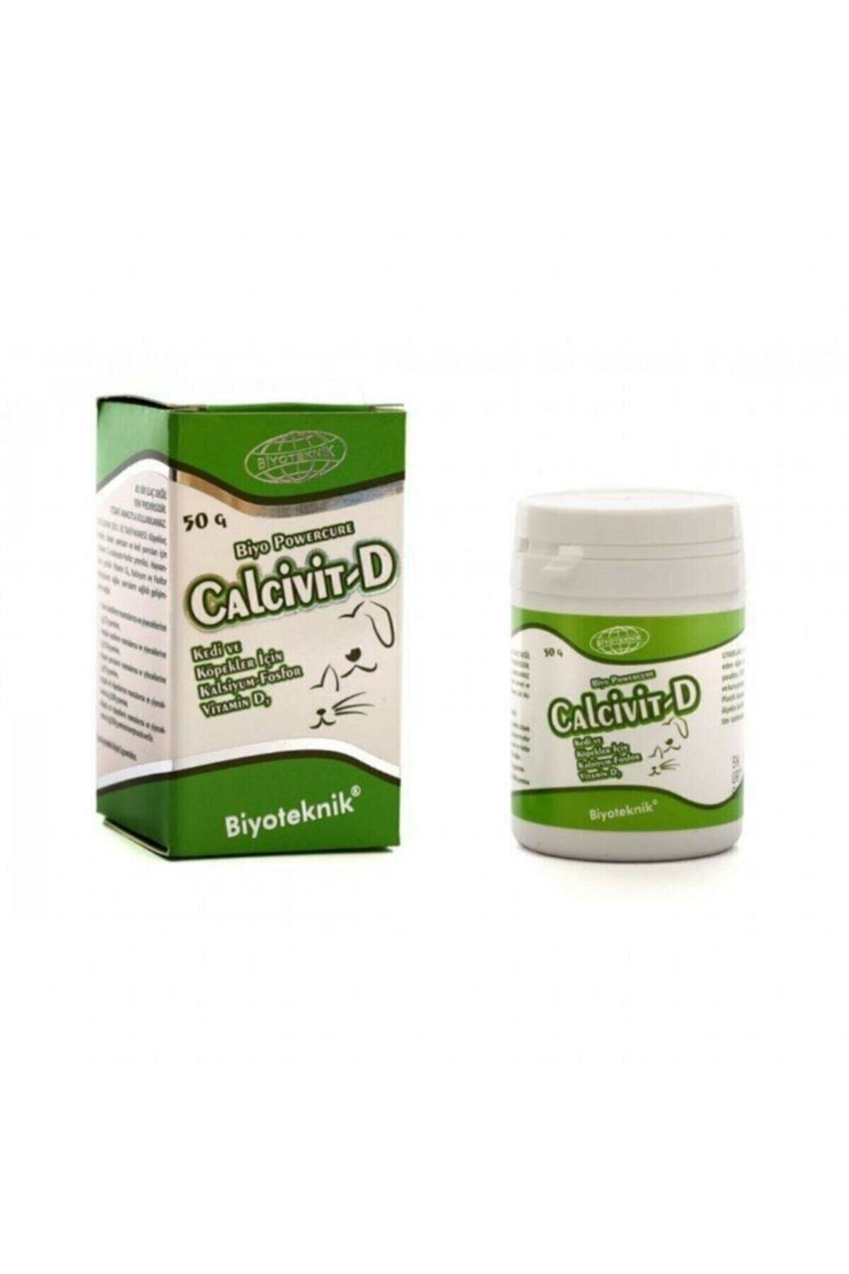 Biyoteknik Biyo Powercure Calcivit DKedi ve Köpekler İçin Toz Vitamin Kalsiyum 50 g