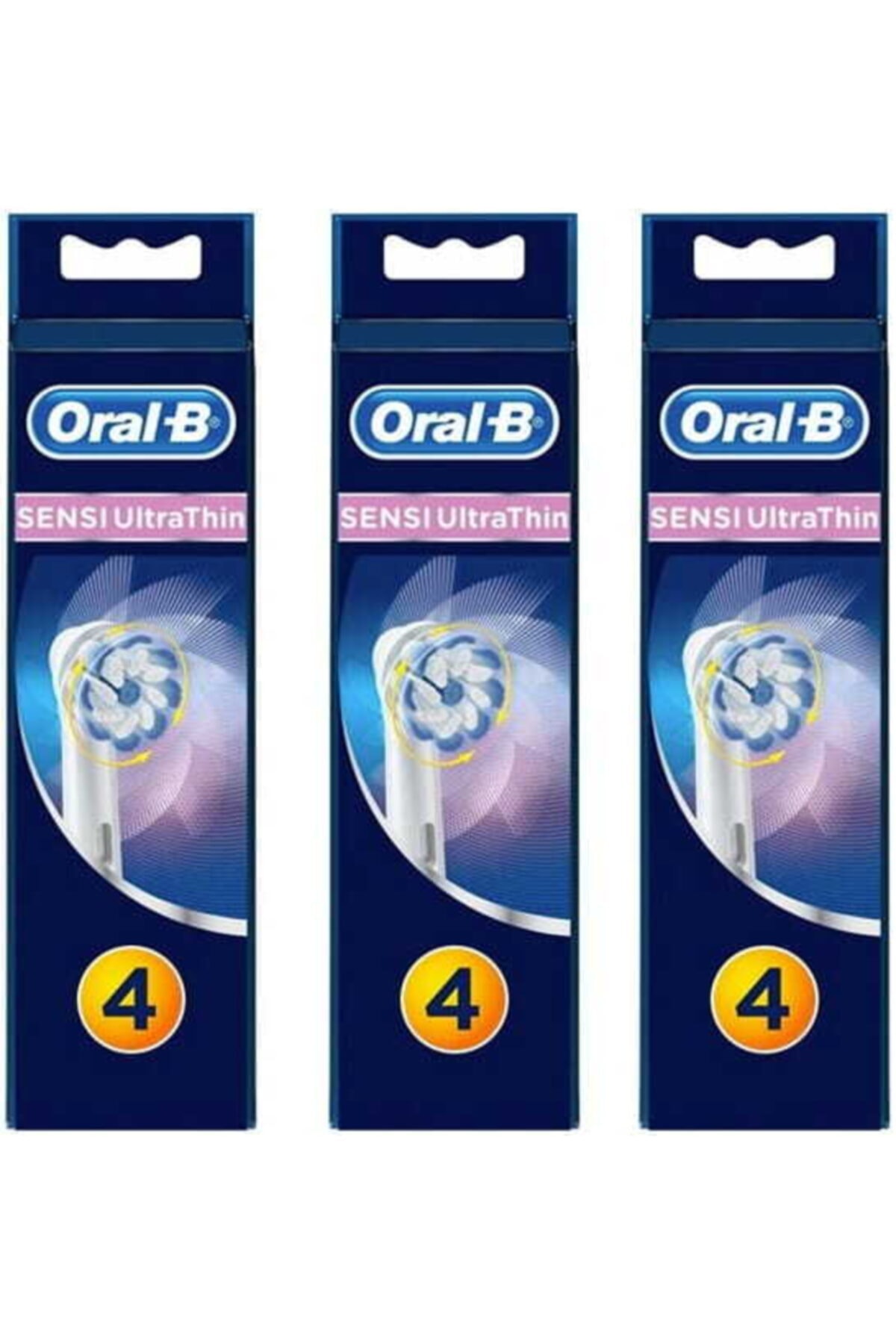 OralB Diş Fırçası Yedek Başlığı Sensitive Ultra Thin 4 Lü X 3 A