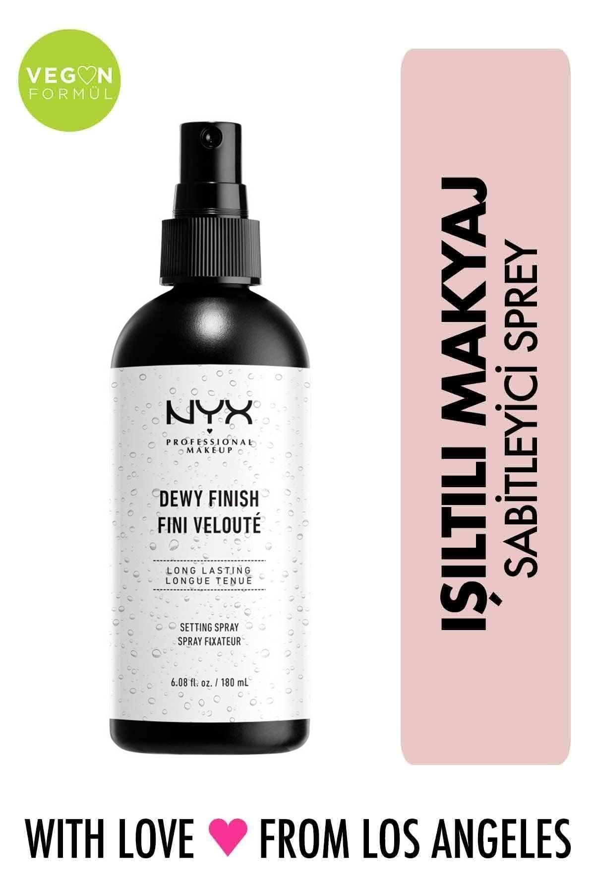 NYX Professional Makeup Makyaj Sabitleyici Sprey Makeup Setting Spray Dewy 180 ml