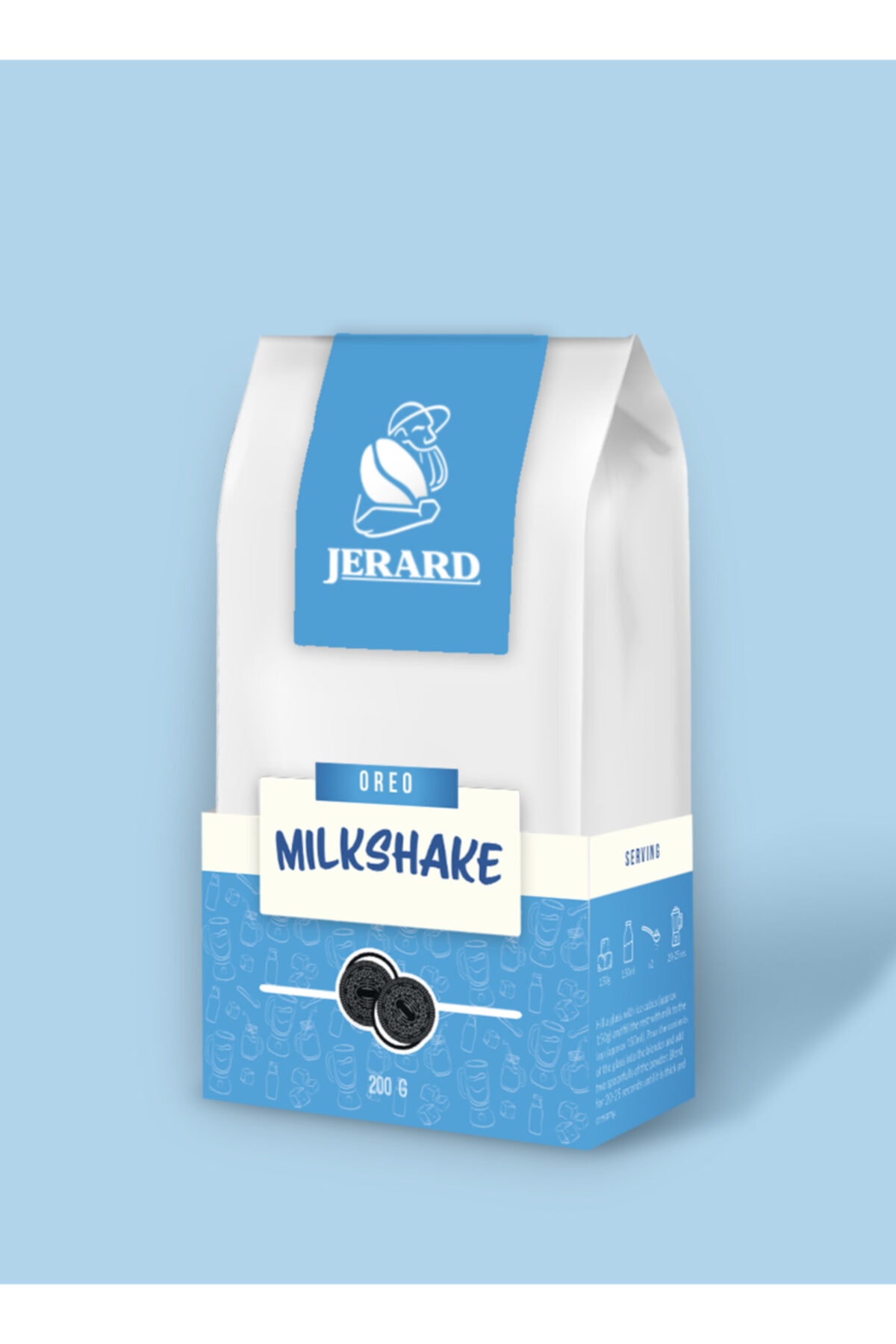 JERARD Oreo'lu Toz Milkshake 200 Gr