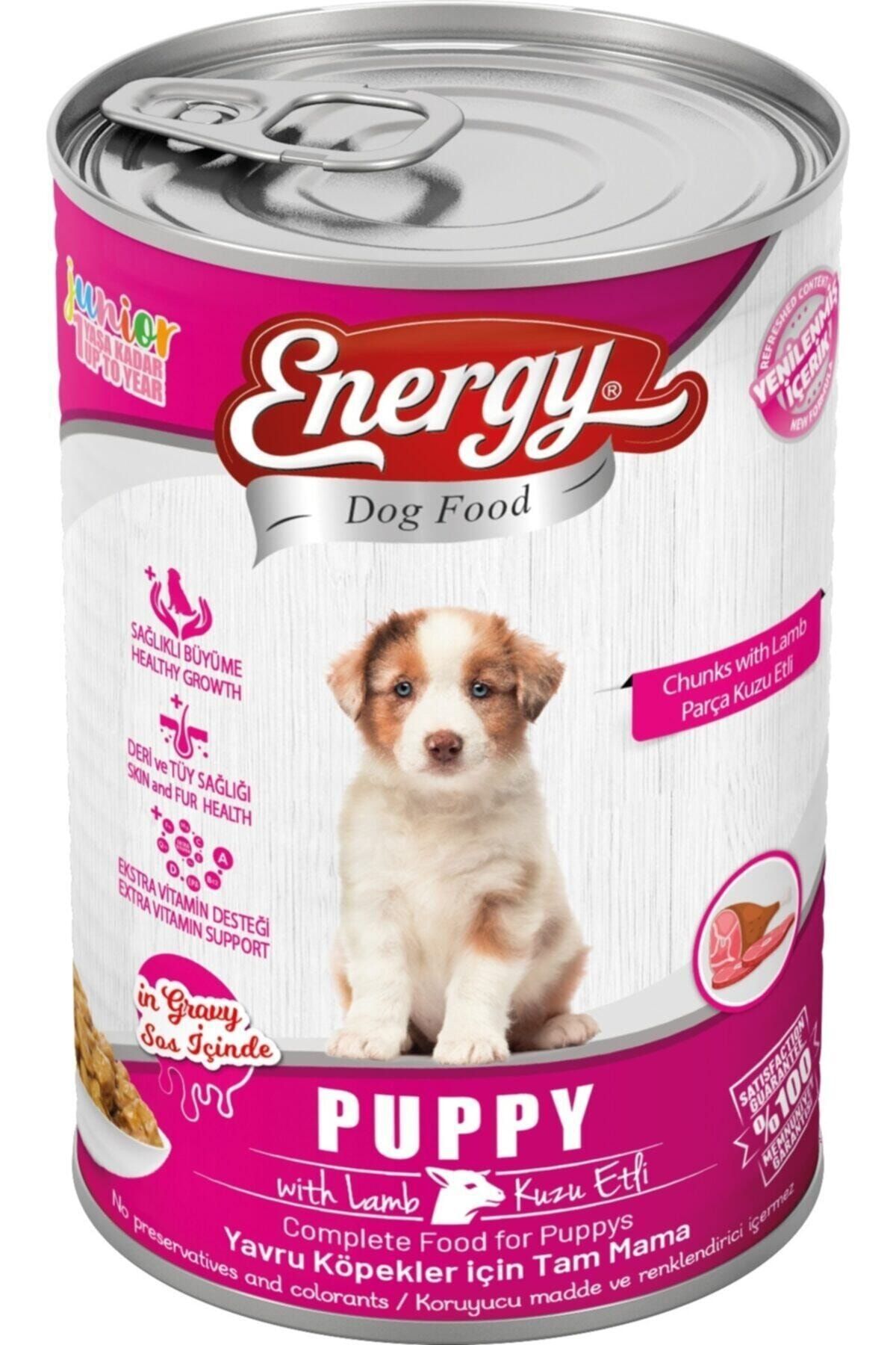 Pet Food Energy Energy® Kuzu Etli Yavru Islak Köpek Maması 400 gr 12 Konserve