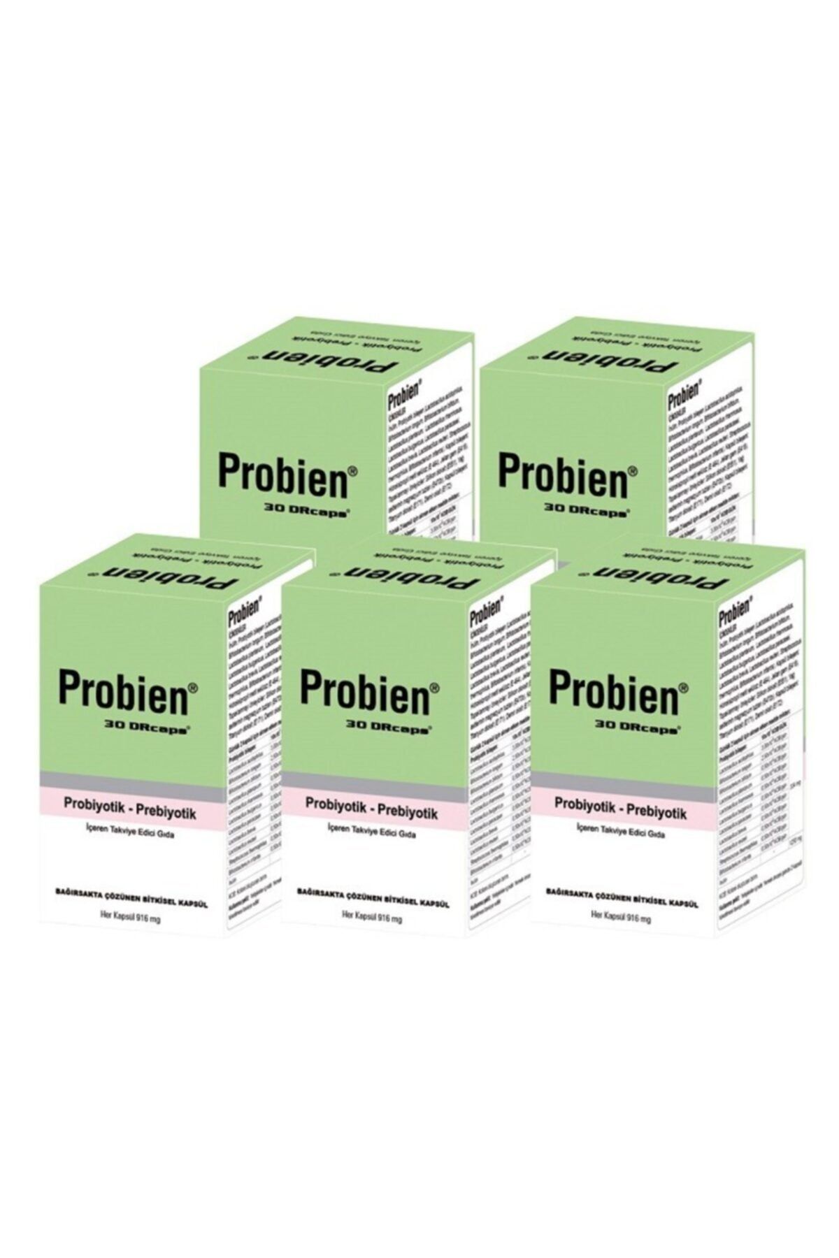 Probien Probiyotik Prebiyotik 30 Kapsül 5x