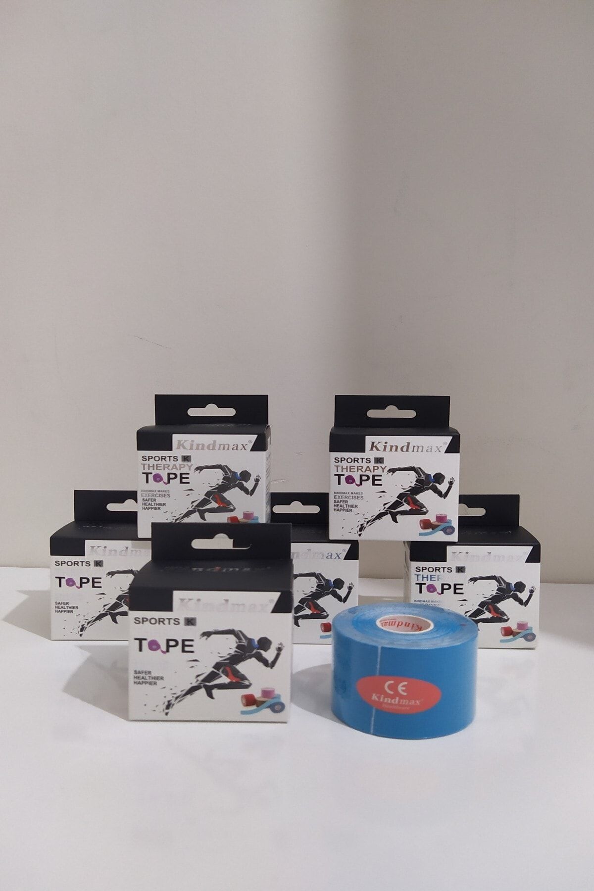 KİNDMAX Kinesiology Tape Ağrı Bandı 5 Cm X 5 Mt Mavi