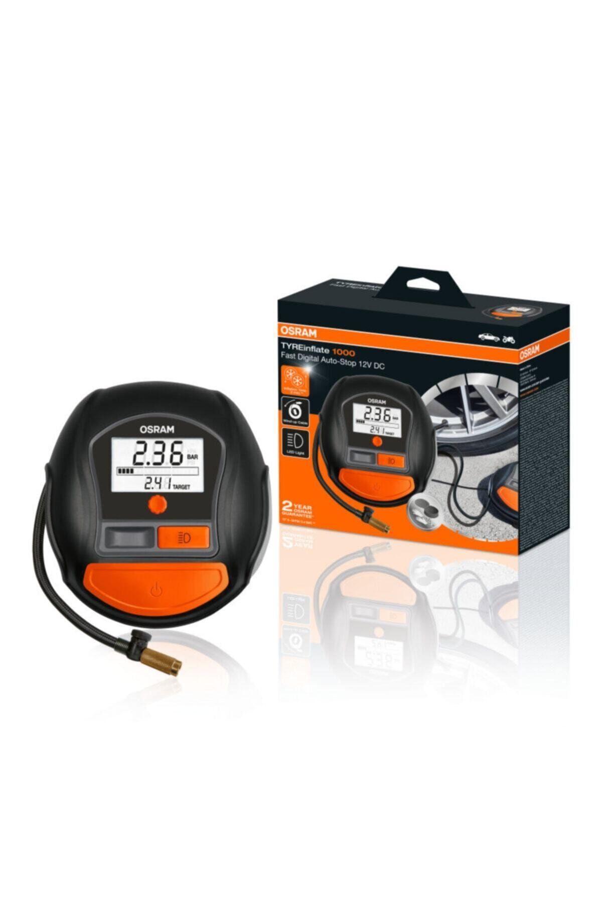 Osram Lastik Şişirme Kompresörü Tyreinflate 1000 Otı1000