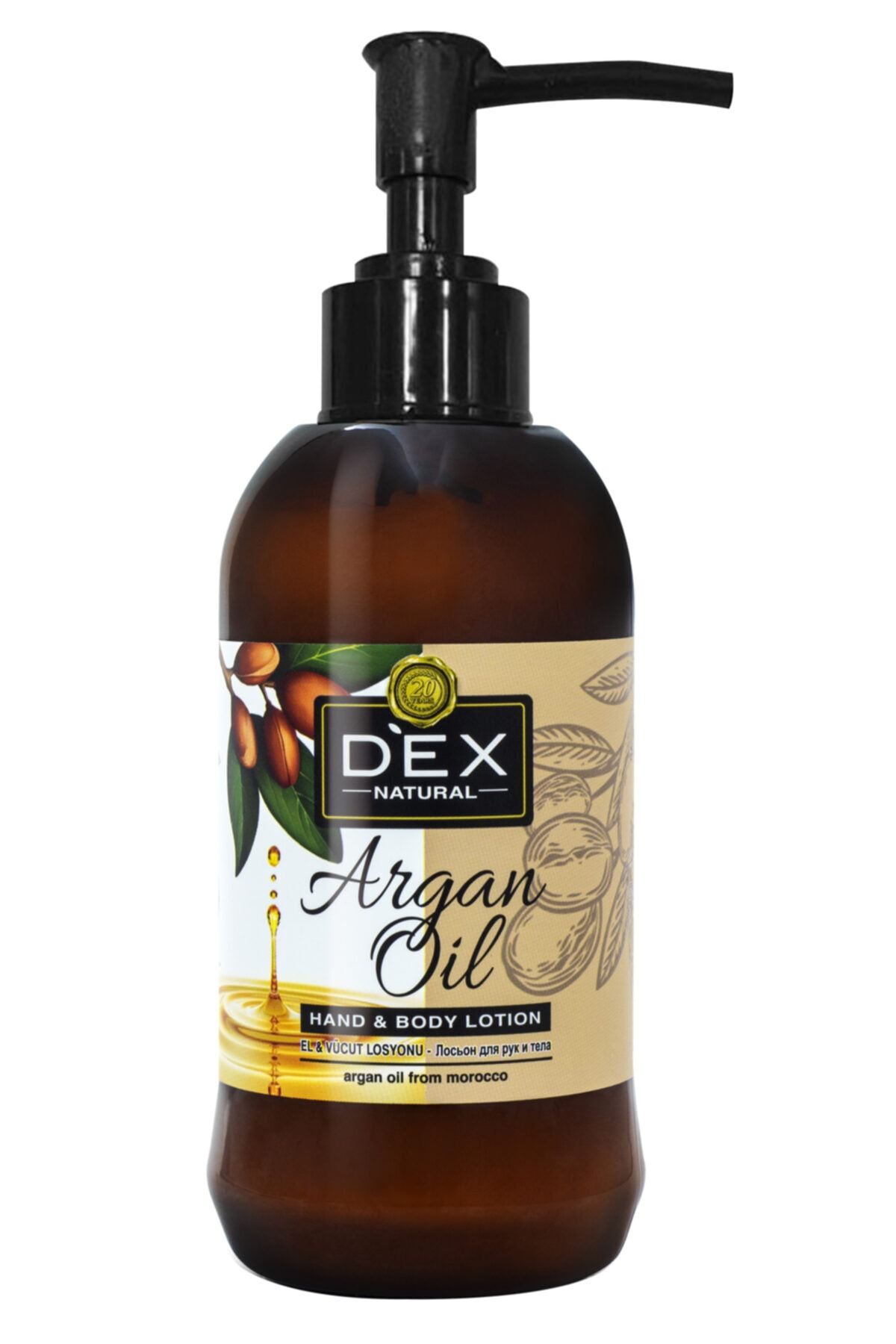 Dex Argan Oil Natural El Ve Vücut Losyonu 250 ml