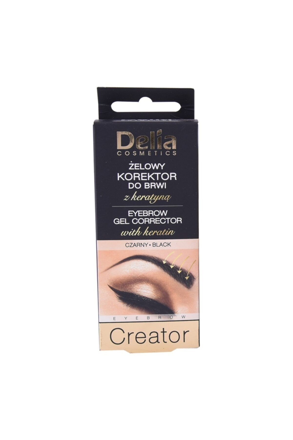 Delia Cosmetics Delia Eyebrow Gel Corrector Black 7ml