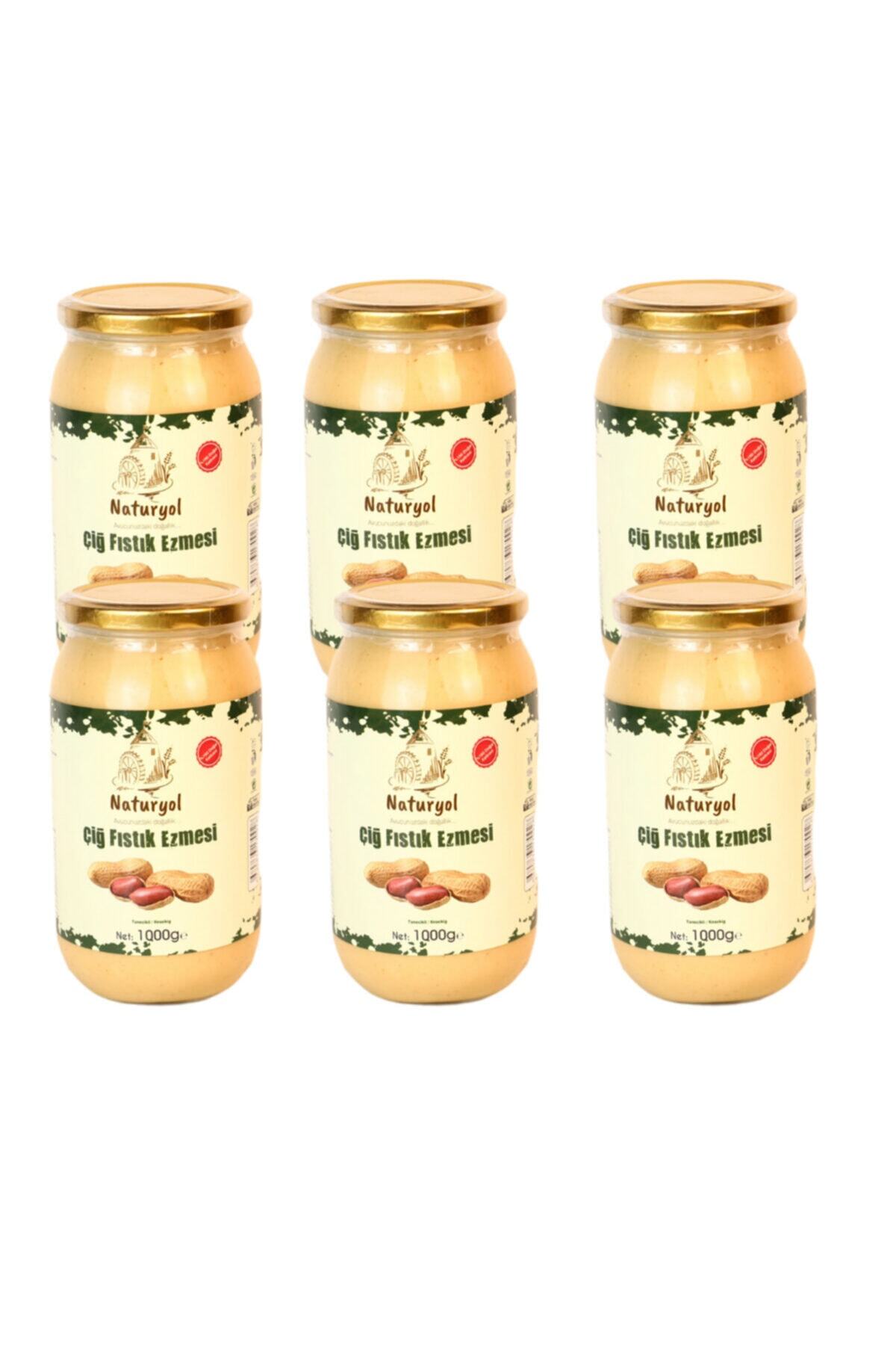 NATURYOL Çiğ Fıstık Ezmesi 1 Kg-2 Kg-4 Kg-6 Kg (şeker Ilavesiz)