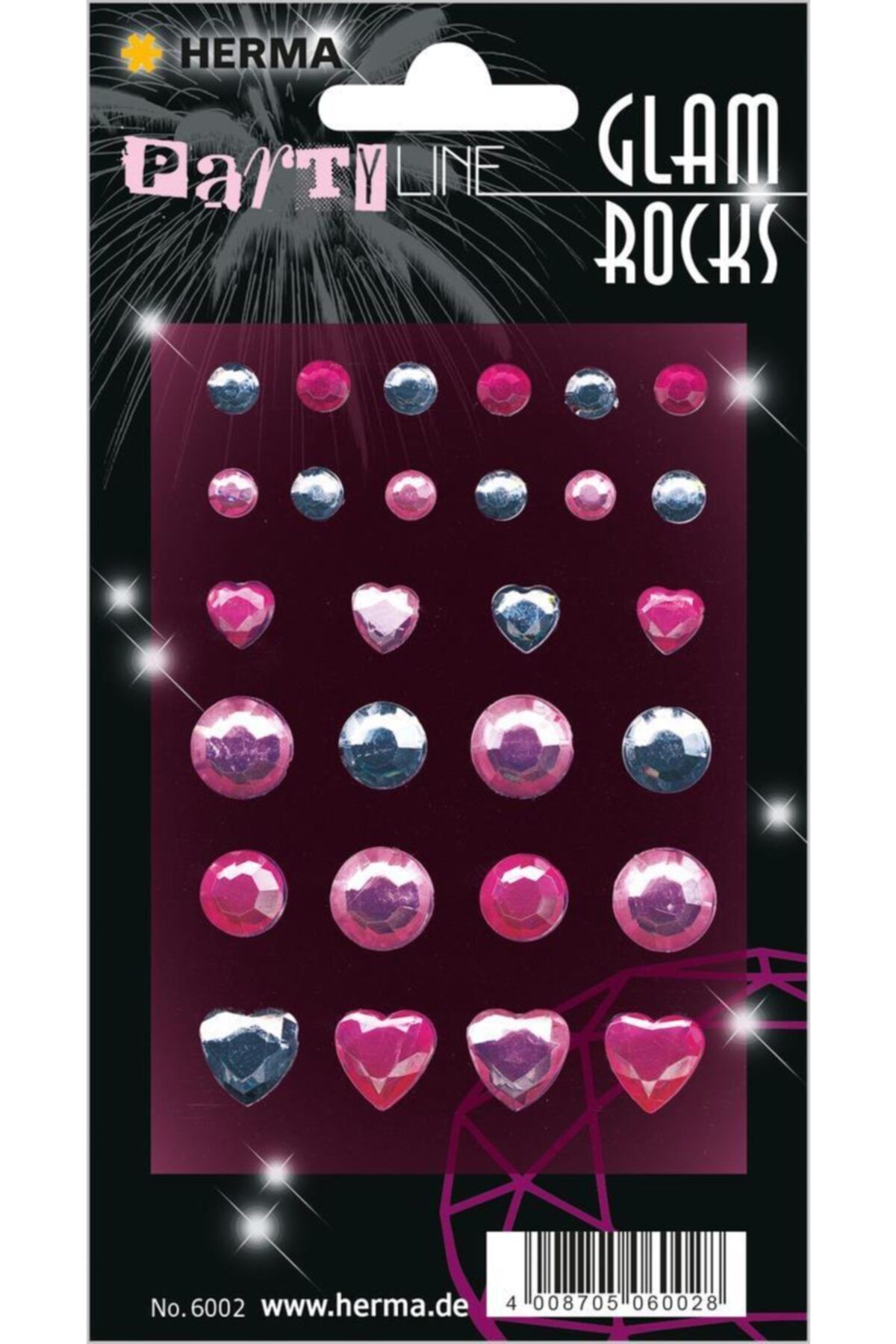 Herma Glamrocks Etıket Kalpler