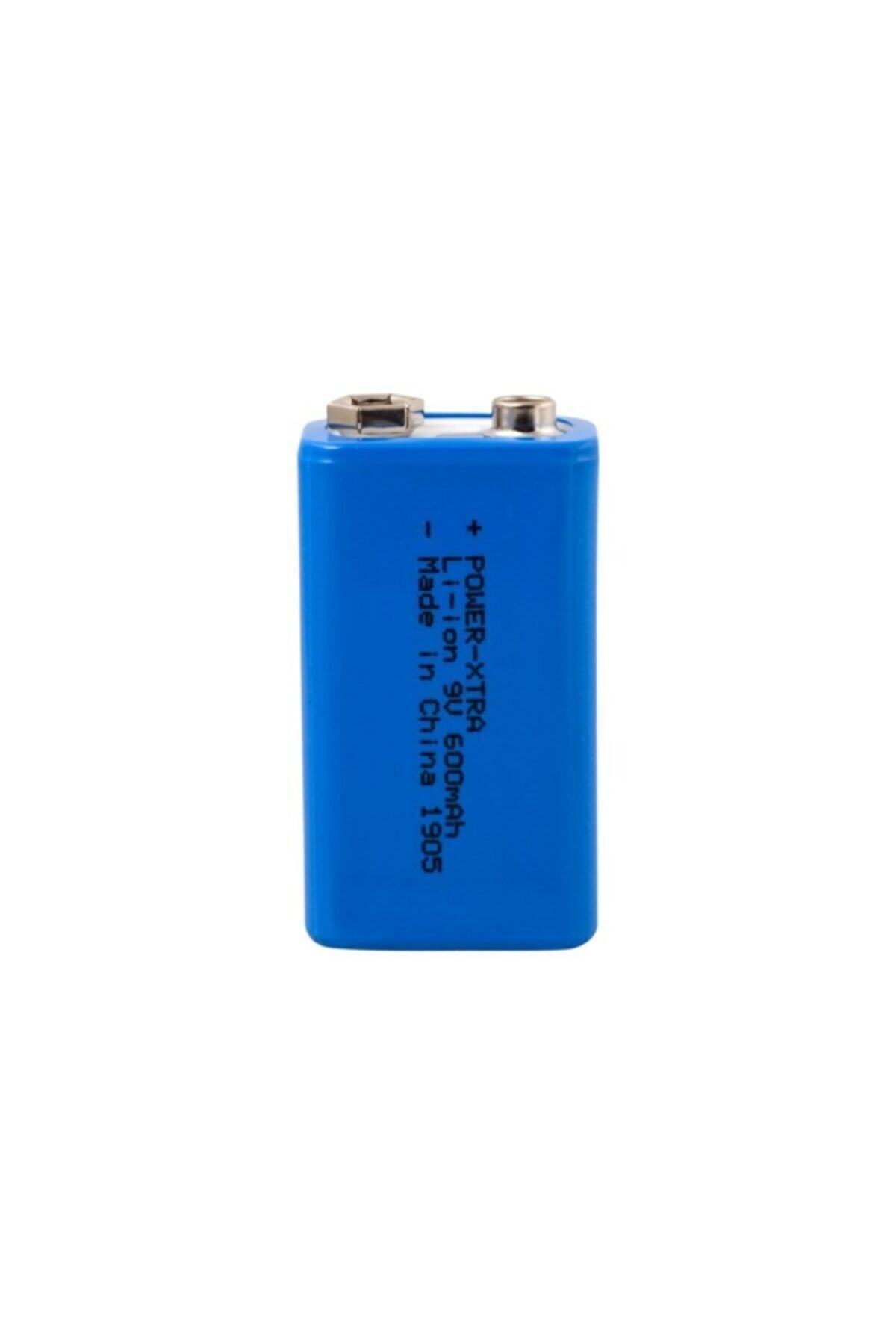 POWERXTRA 9v Li-ion 600 Mah Şarjlı Pil