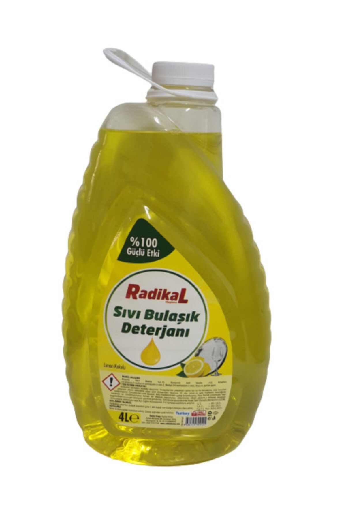 Radikal Bulaşık Deterjanı 4 Lt Limonlu