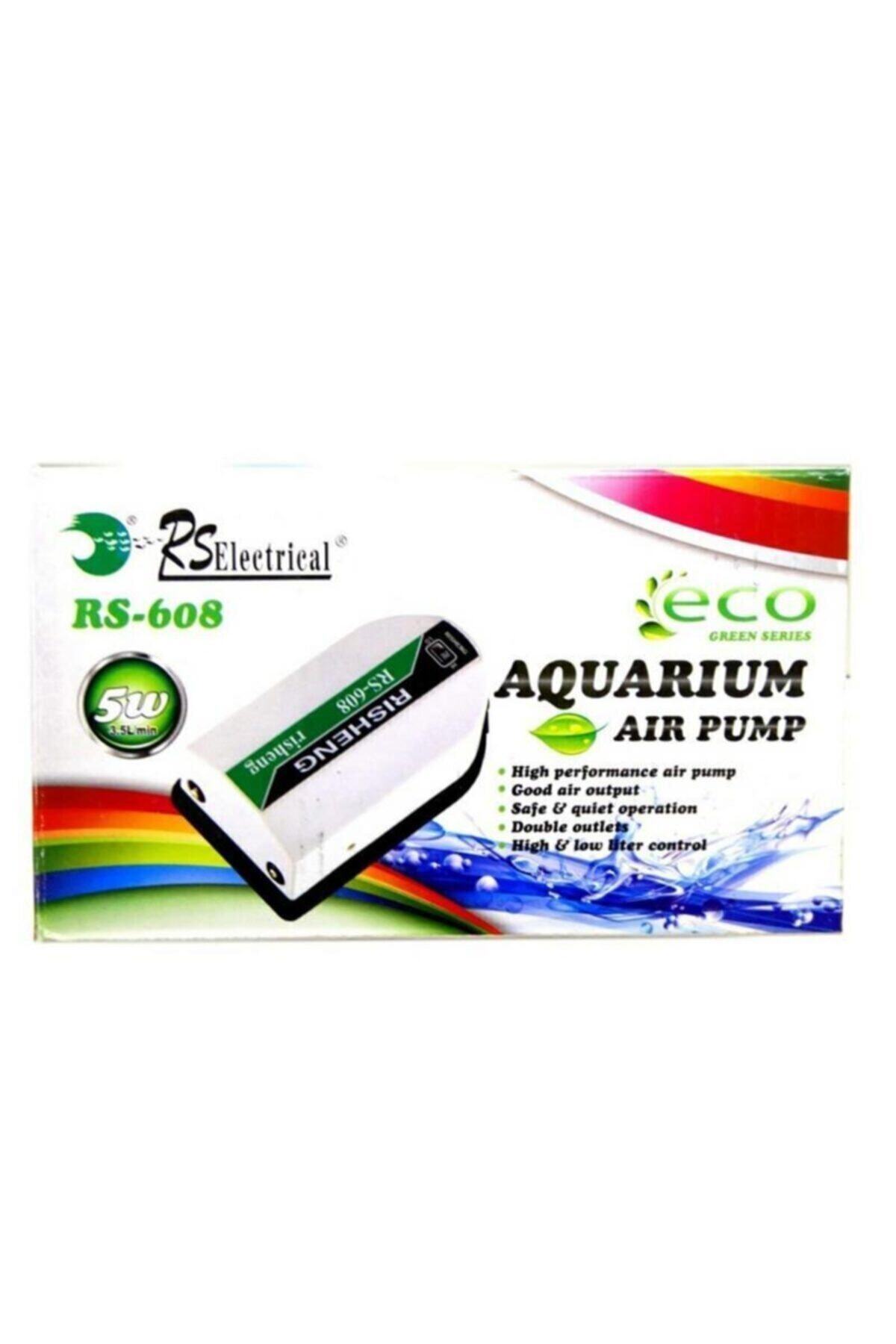 Rs Electrical Rs-608 Akvaryum Hava Motoru 2 Çıkışlı 3,5l/5w