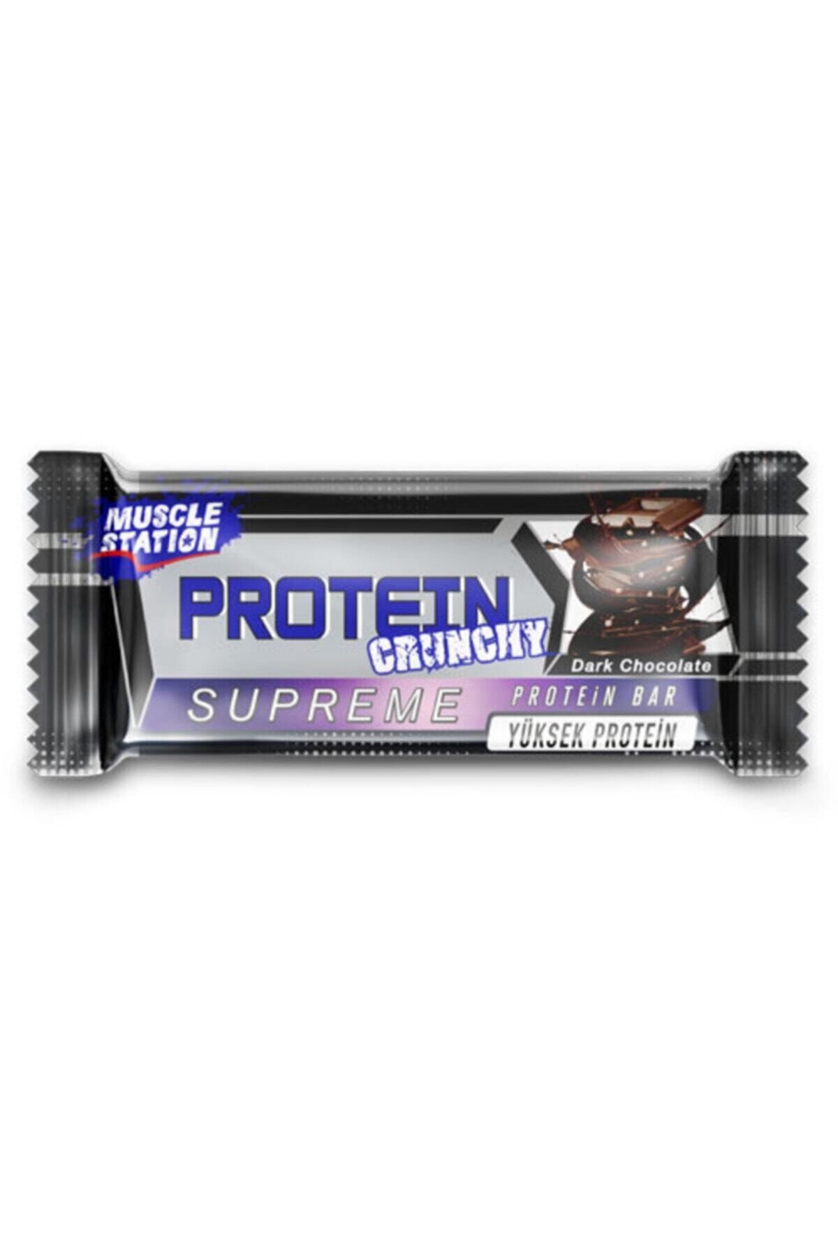 Muscle Station Supreme Protein Bar Dark Çikolata 24 Adet