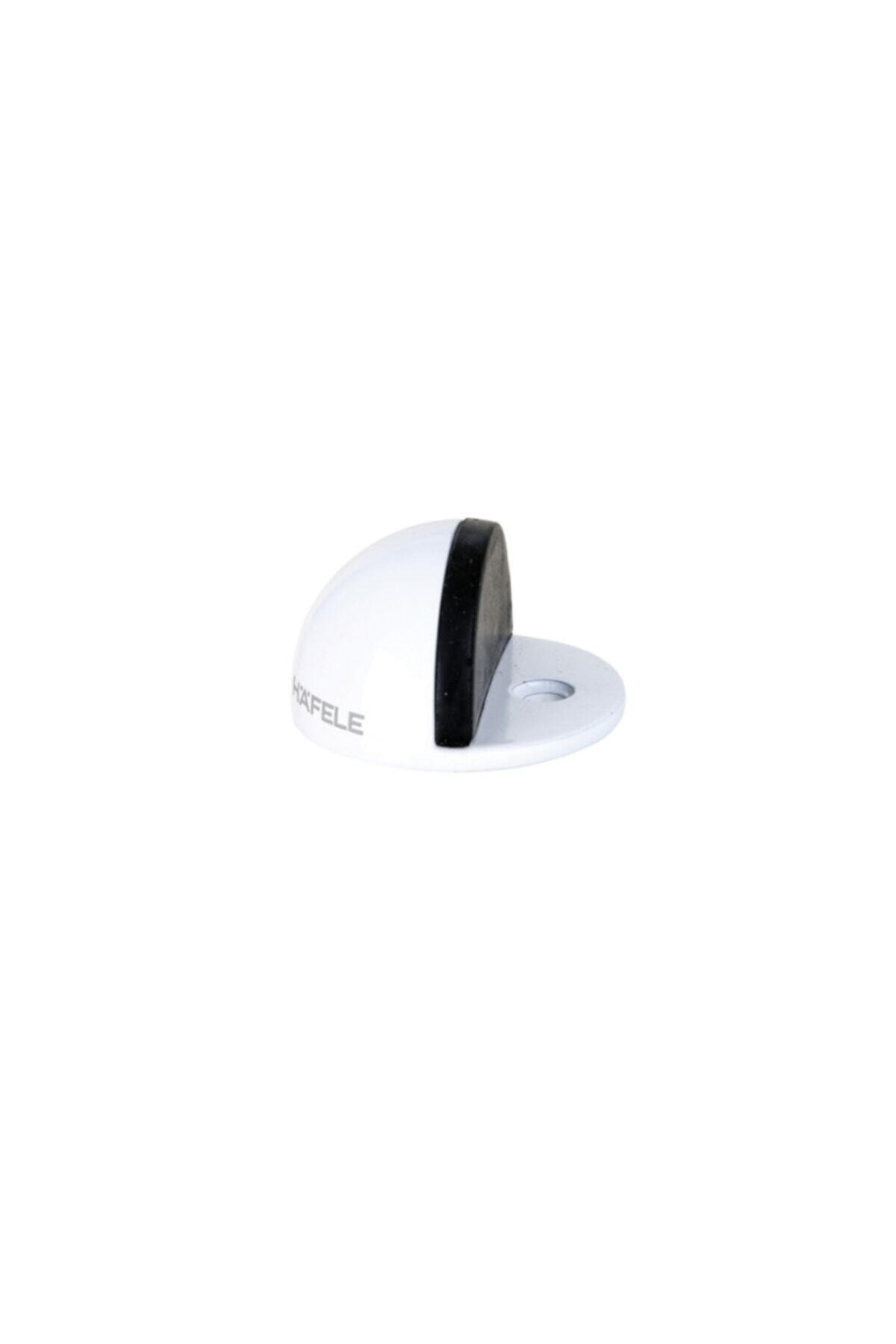 Hafele Zemine Monte Vidalı Kapı Stoperi, Mat Beyaz 47x27 mm 93756004