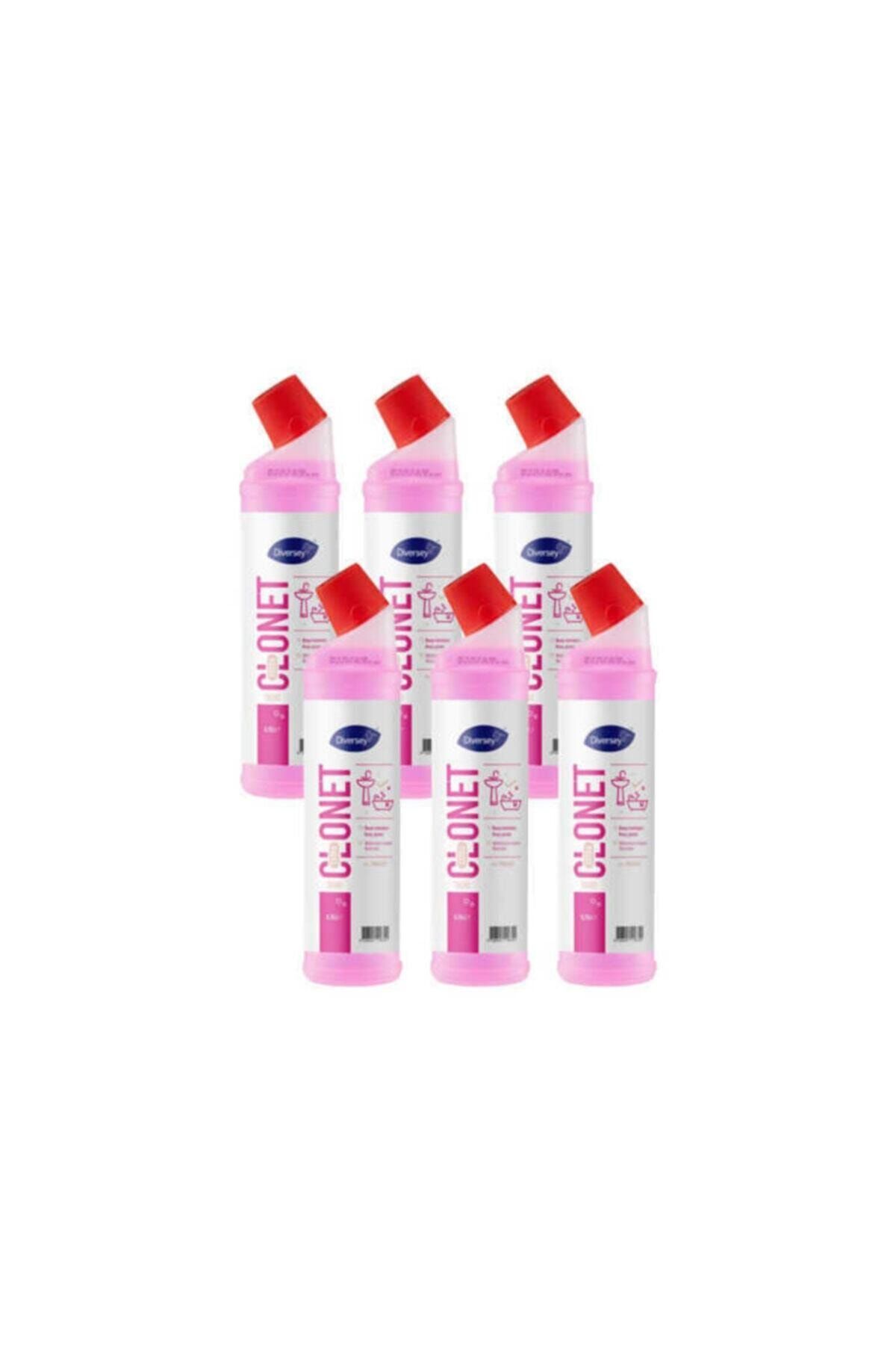 Diversey 6 Adet Taski Clonet Extra Kireç Çözücü Ve Banyo Temizleyicisi 750 ml