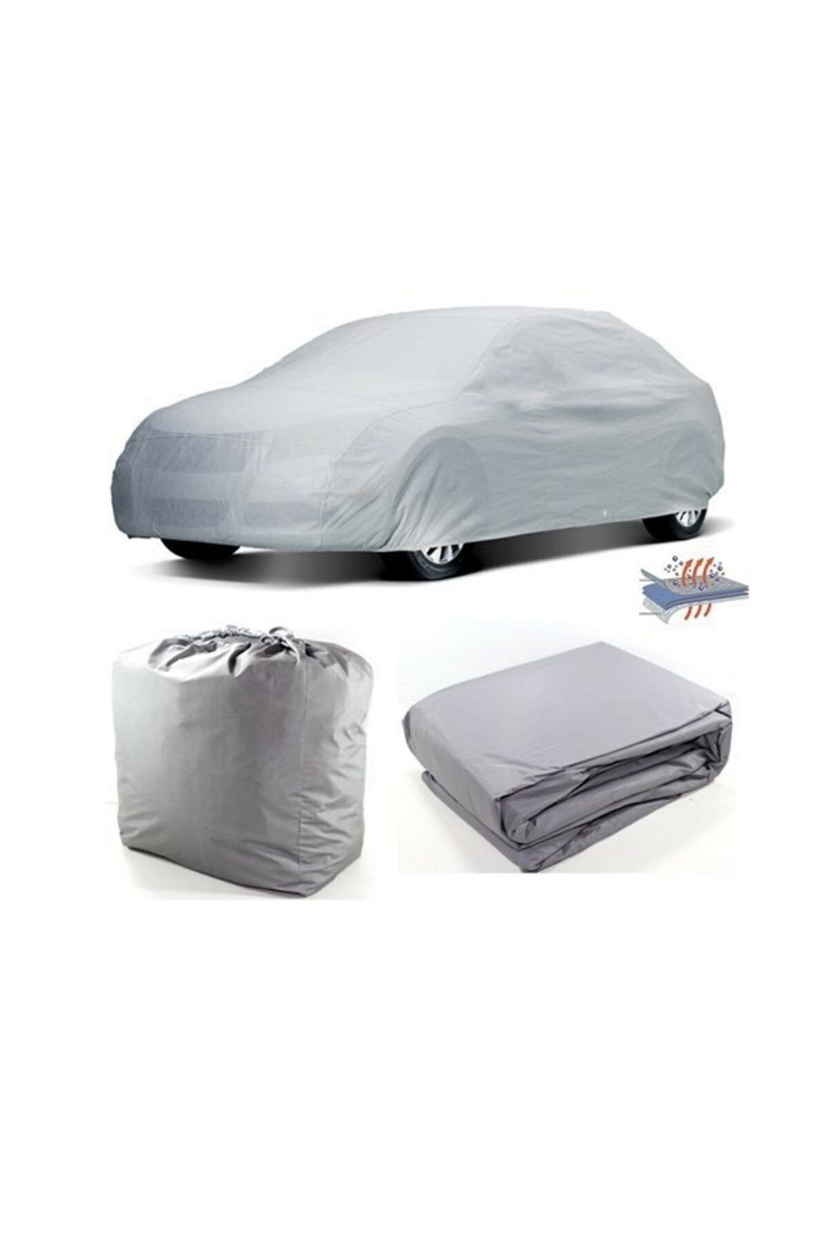 Uniquem Hyundai Getz Oto Brandası Araba Çadırı Gri