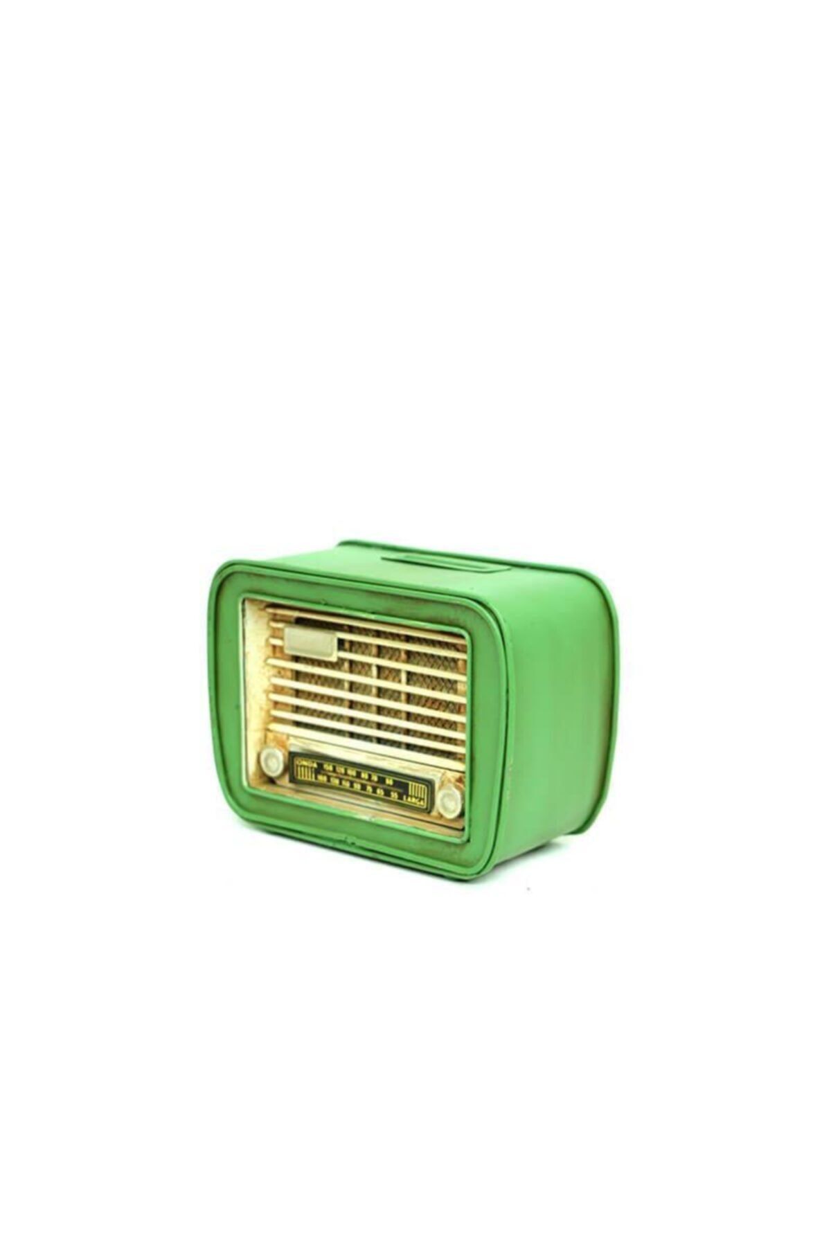 Tolun Trend Dekoratif Metal Radyo Kumbara Vintage Hediyelik