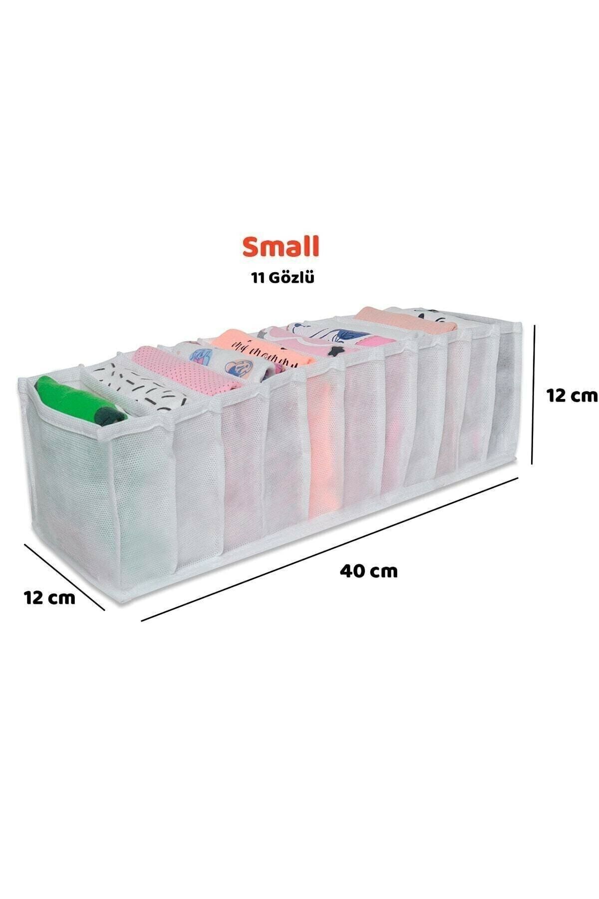 YUNUSOĞLU HOME 11 Gözlü Çekmece Ve Dolap Içi Akordiyon Organizer Small