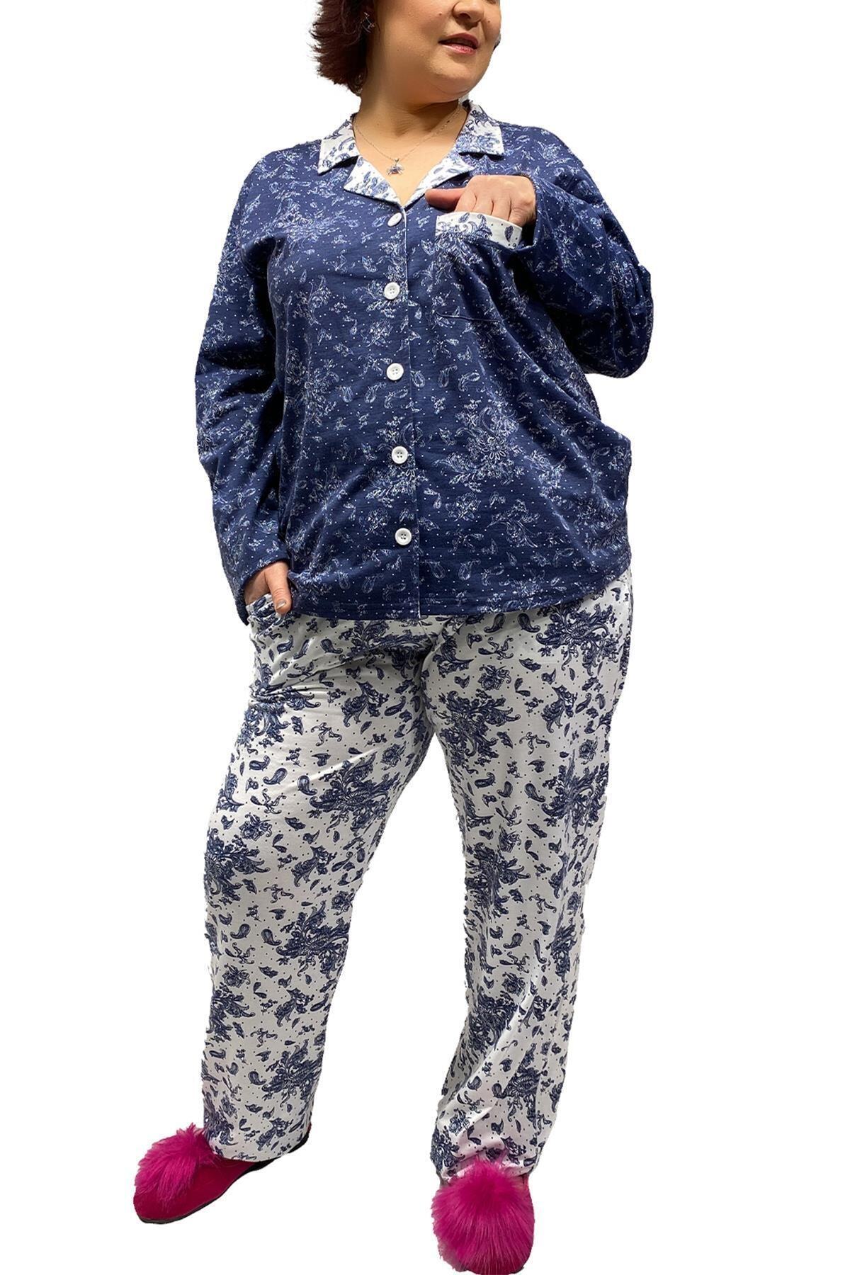 Phevos Kadın Büyük Beden Pijama Takımı