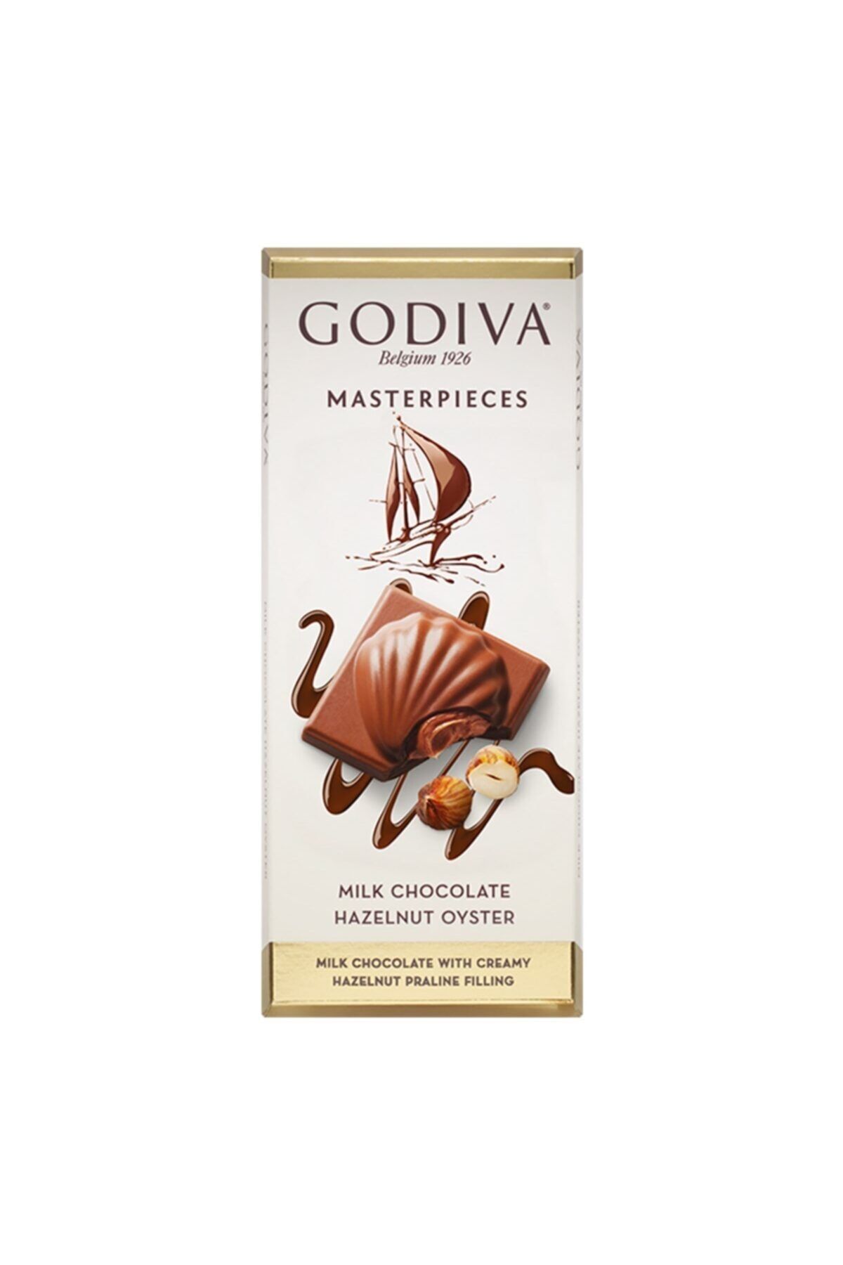 Godiva Tablet Sütlü Çikolata Fındık Istiridye 83gr