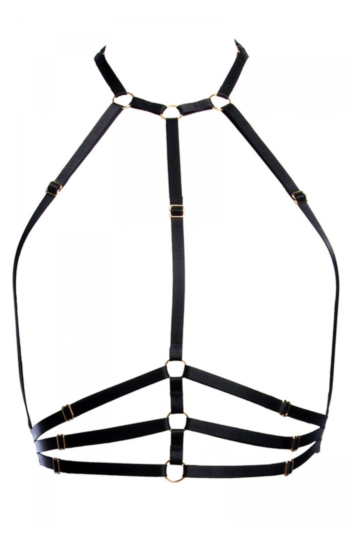 The She Deri İç Giyim Göğüs Üzeri Seksi Harness - Apft284