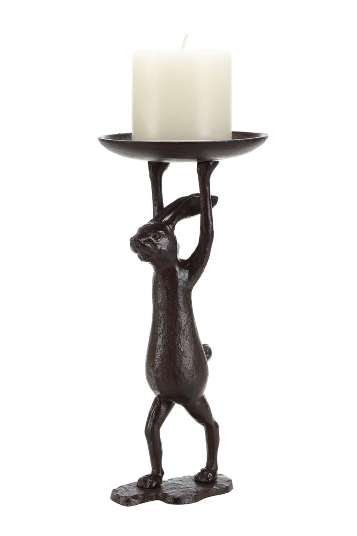 Warm Design Dekoratif Tavşan Mumluk