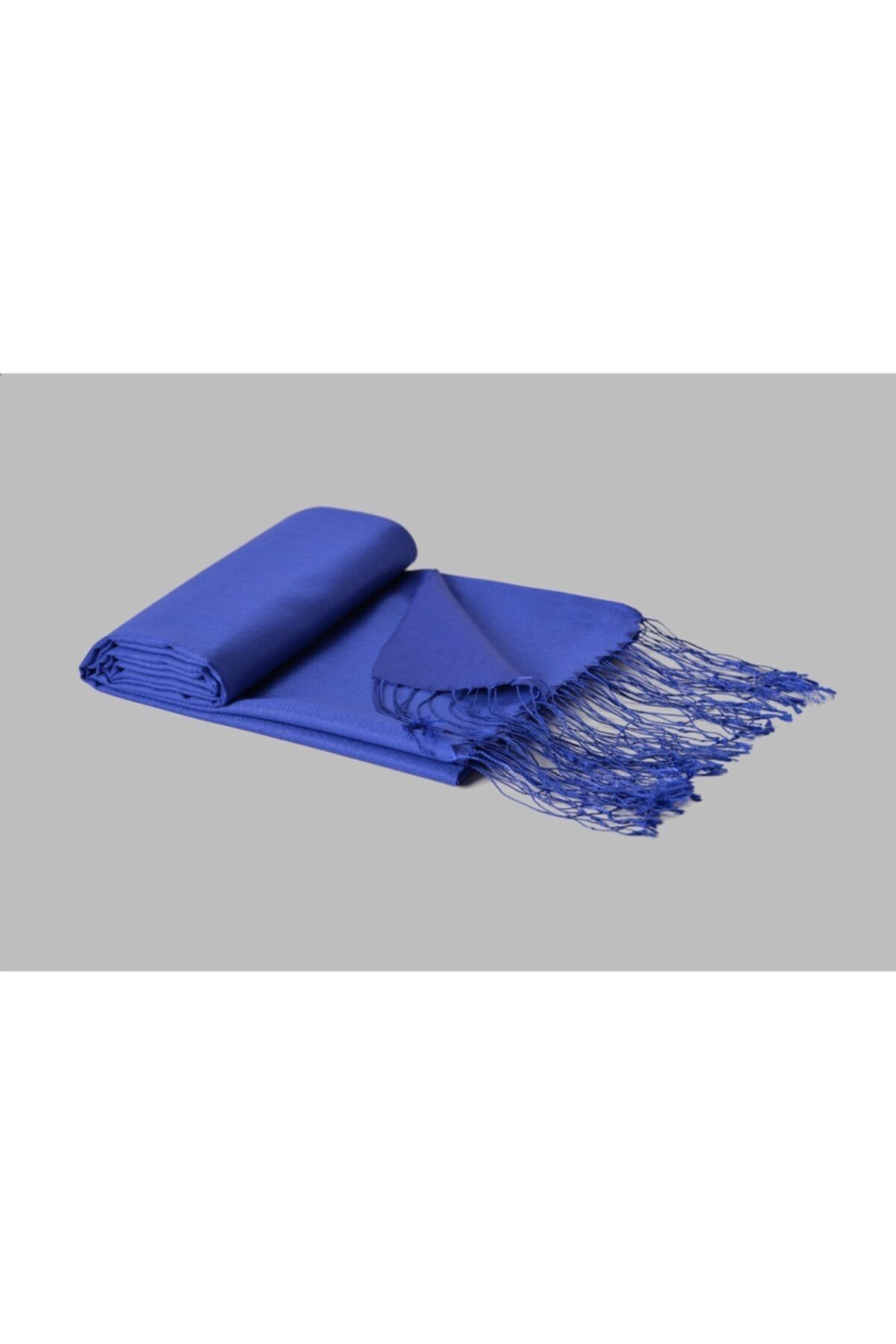ARMANDA %100 Ipek Twill Şal - Saks Renk