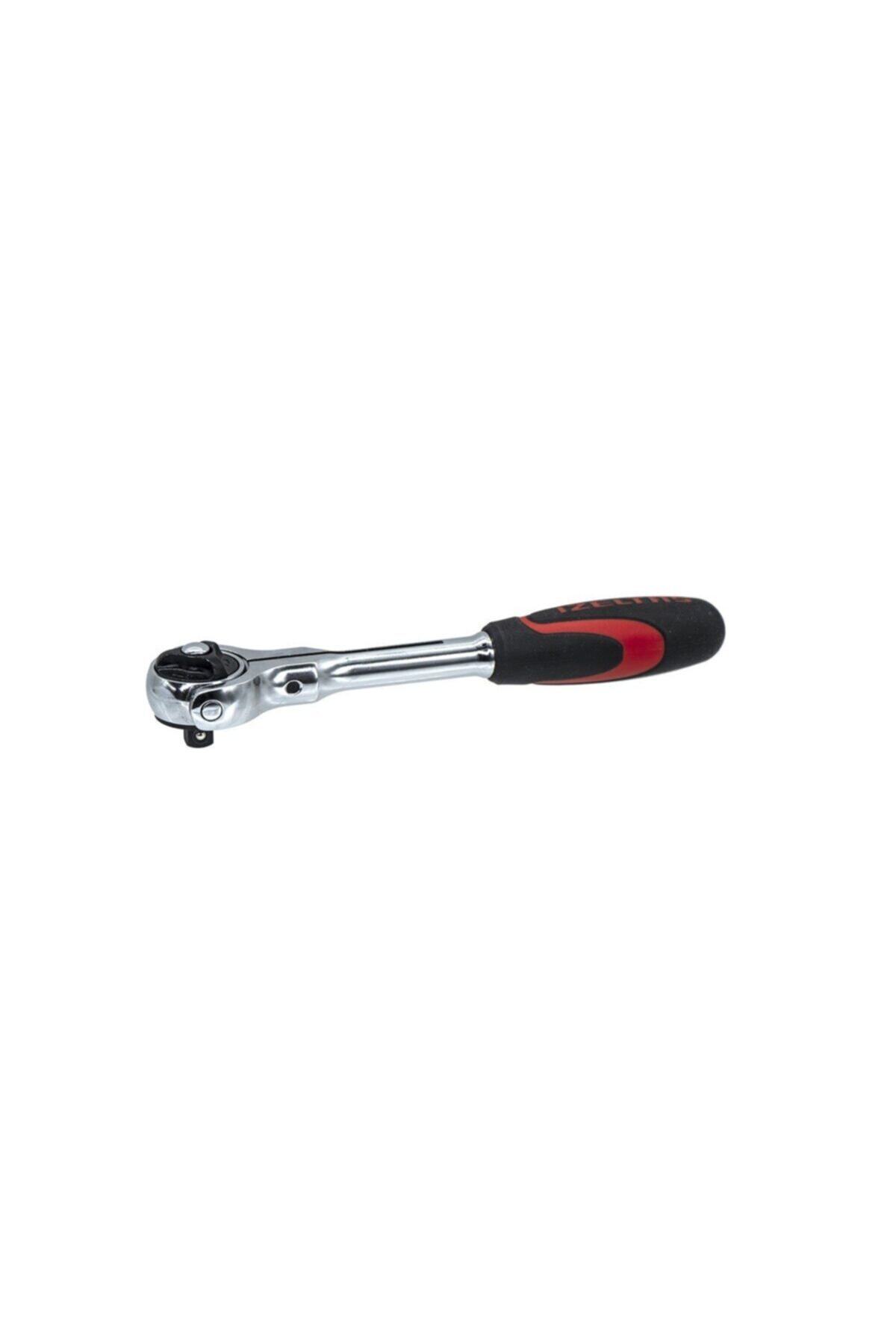 İzeltaş 1507062150 Mafsallı Cırcır Kolu 1/4'' (72 Diş) 150mm