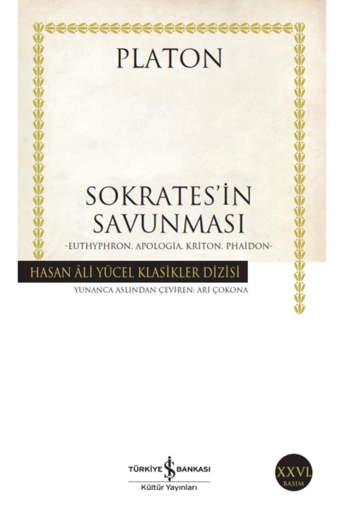 İş Bankası Kültür Yayınları Sokrates’in Savunması