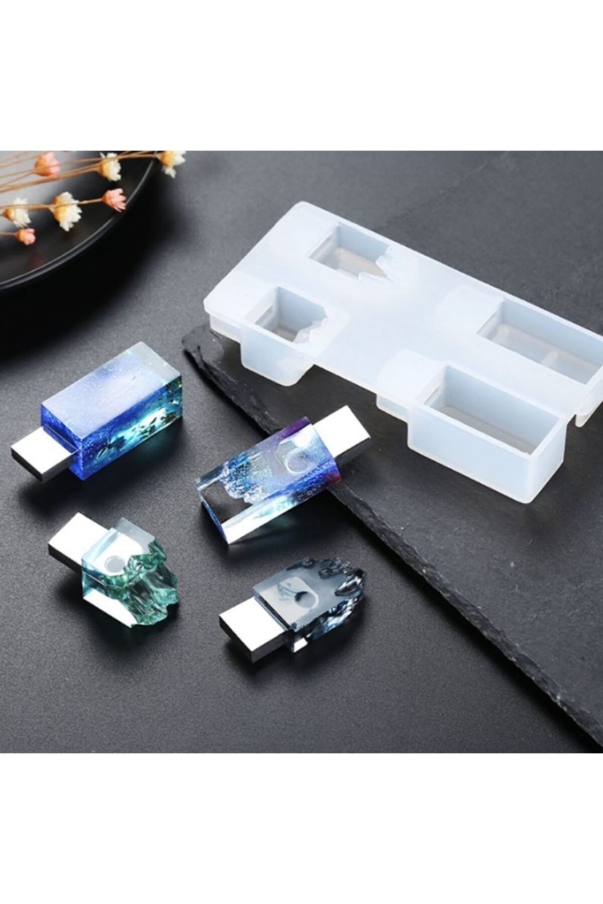 Hobizubi Usb Reçine Epoksi Kalıbı - Flash Kalıbı - 930