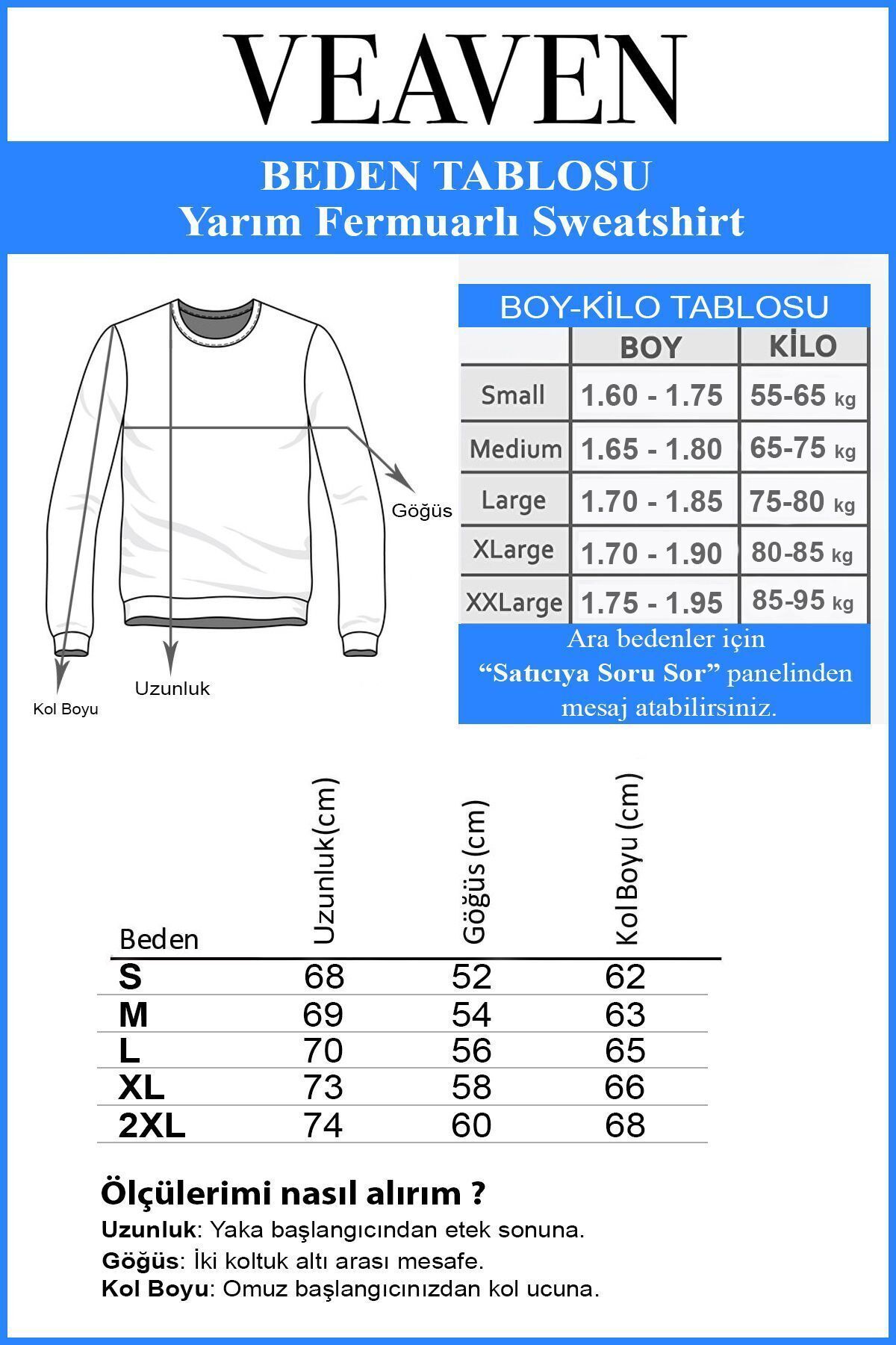 Lacivert Yarım Fermuarlı Regular Kalıp Dik Yaka Polar Sweatshirt