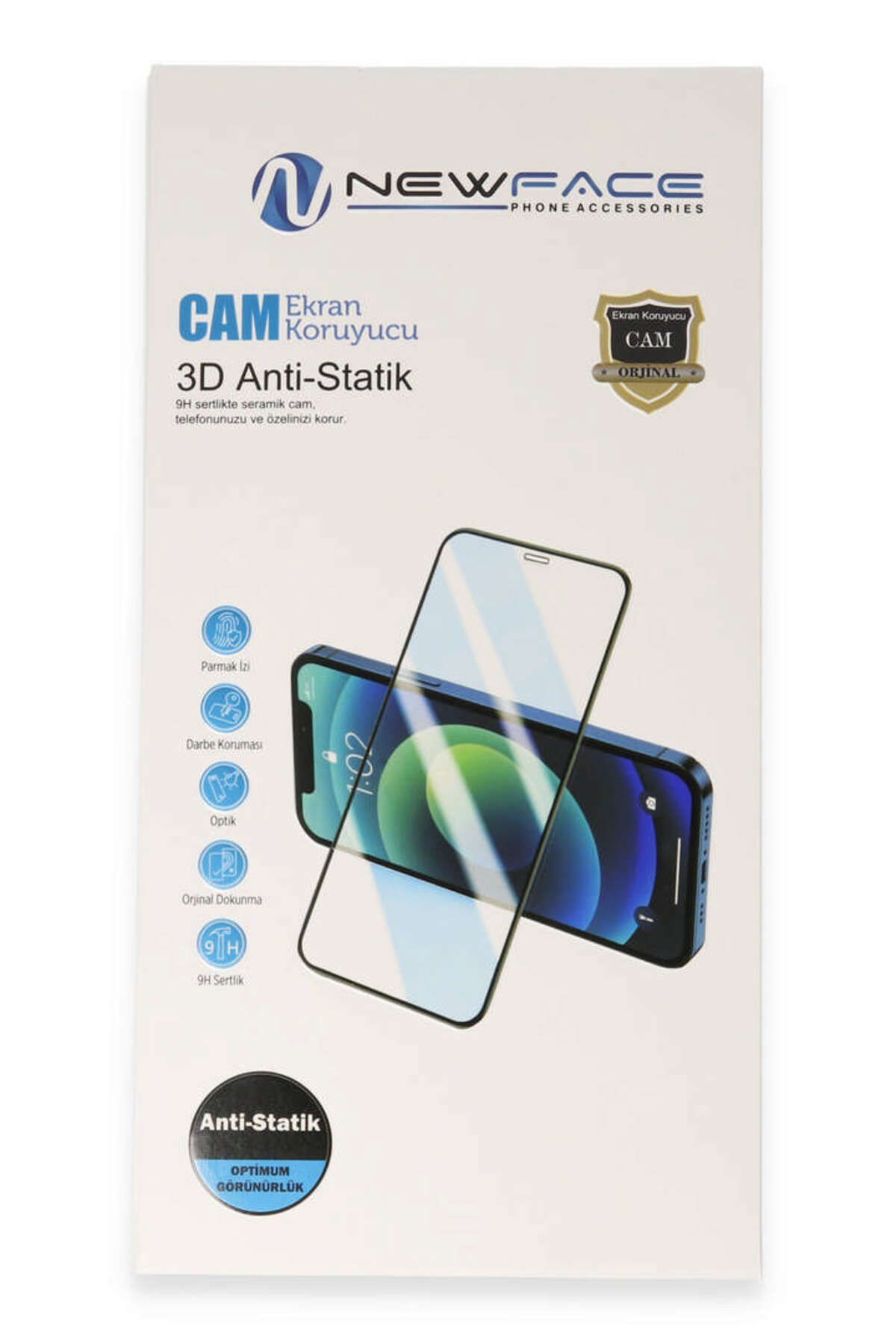 Vivo Y36 3D Antistatik Cam Ekran Koruyucu 563135