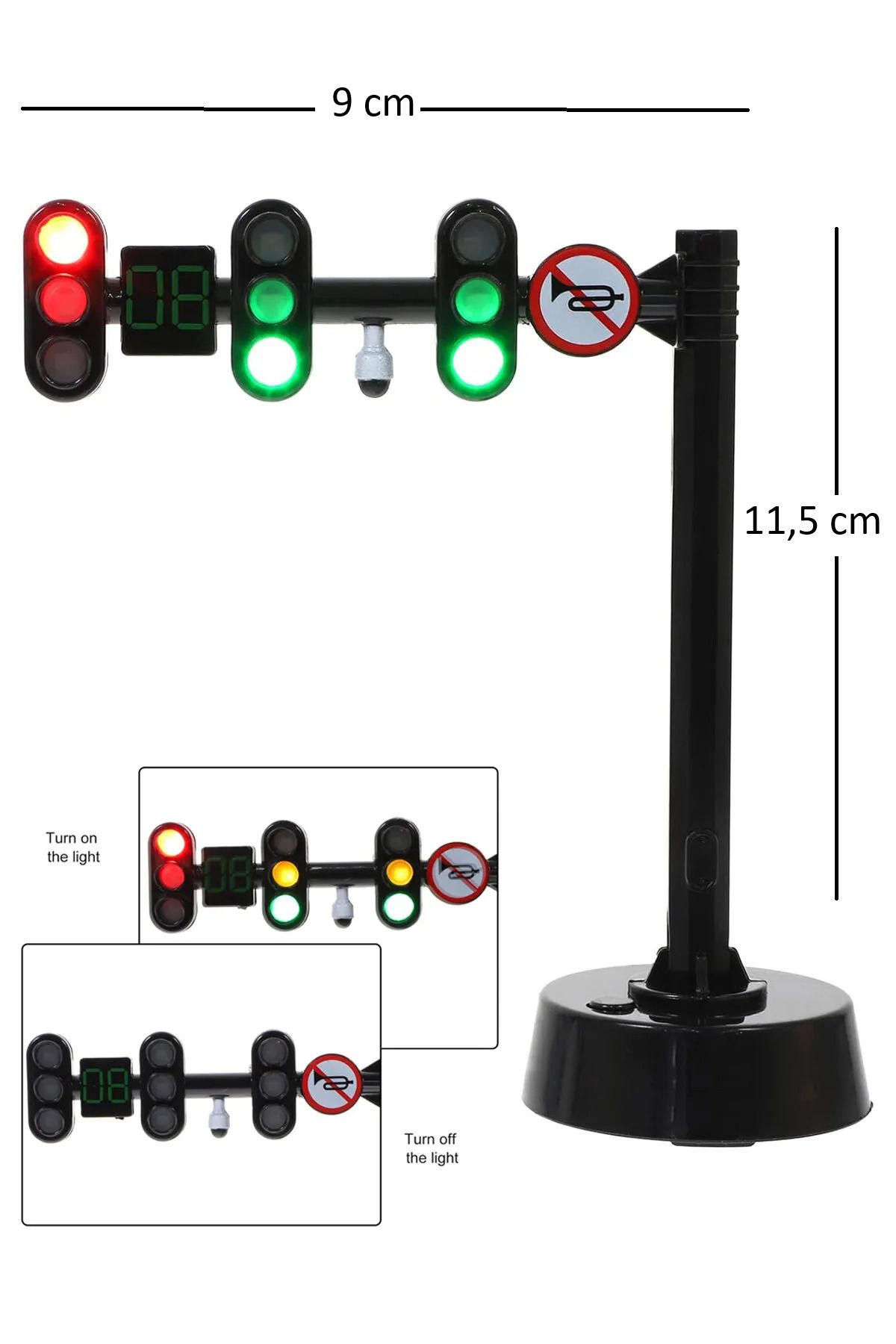 LRS STORESesli Işıklı TrafikLambası Oyuncak E...