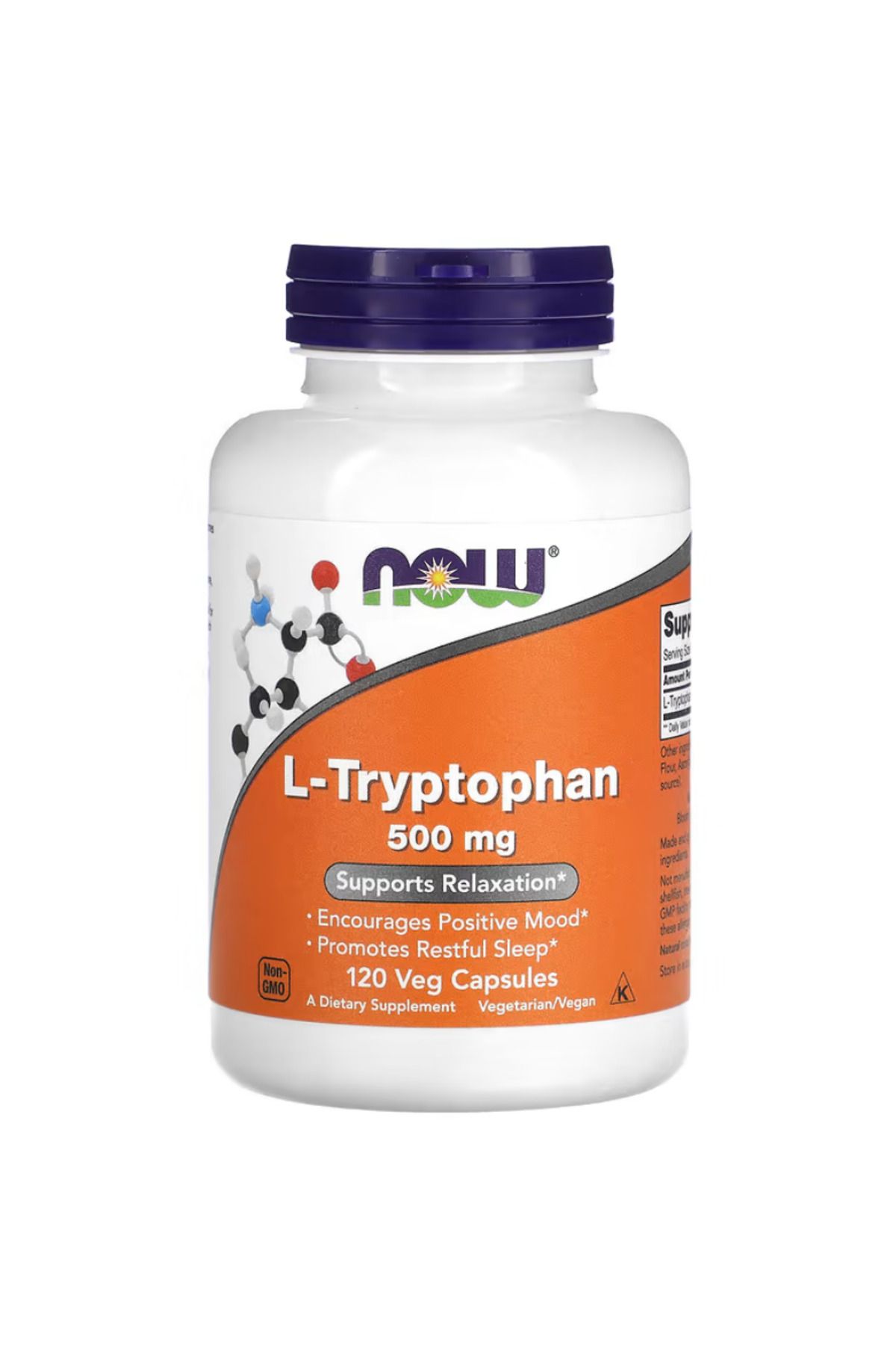 Now Foods , L-Tryptophan, 500mg, 120 Veg Caps...