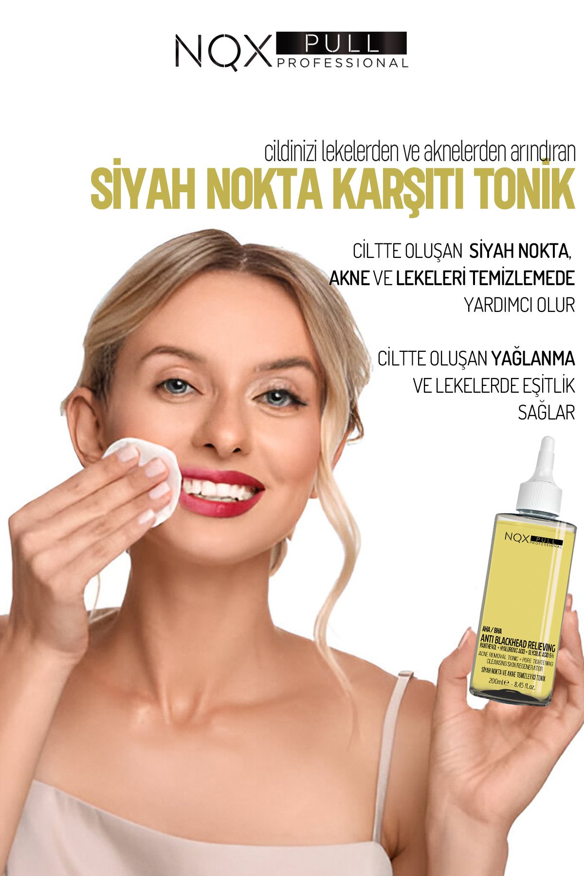 Yağlı Ve Karma Cilt Salisilik Asit Tonik Siyah Bha %2 Oil Control Toner & Siyah Nokta Hedefli