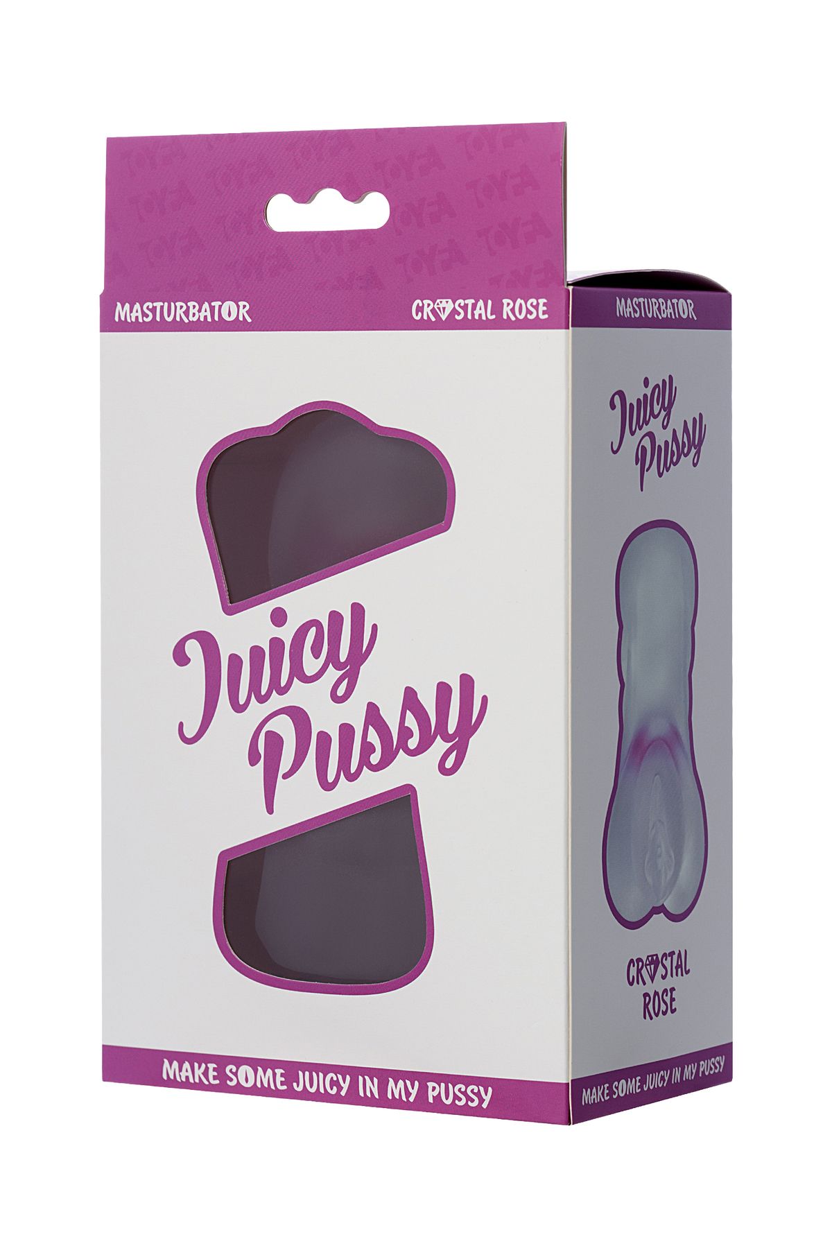 Juicy Pussy by TOYFA Masturbator Gerçekçi Crystal Rose, TPE, 14 cm