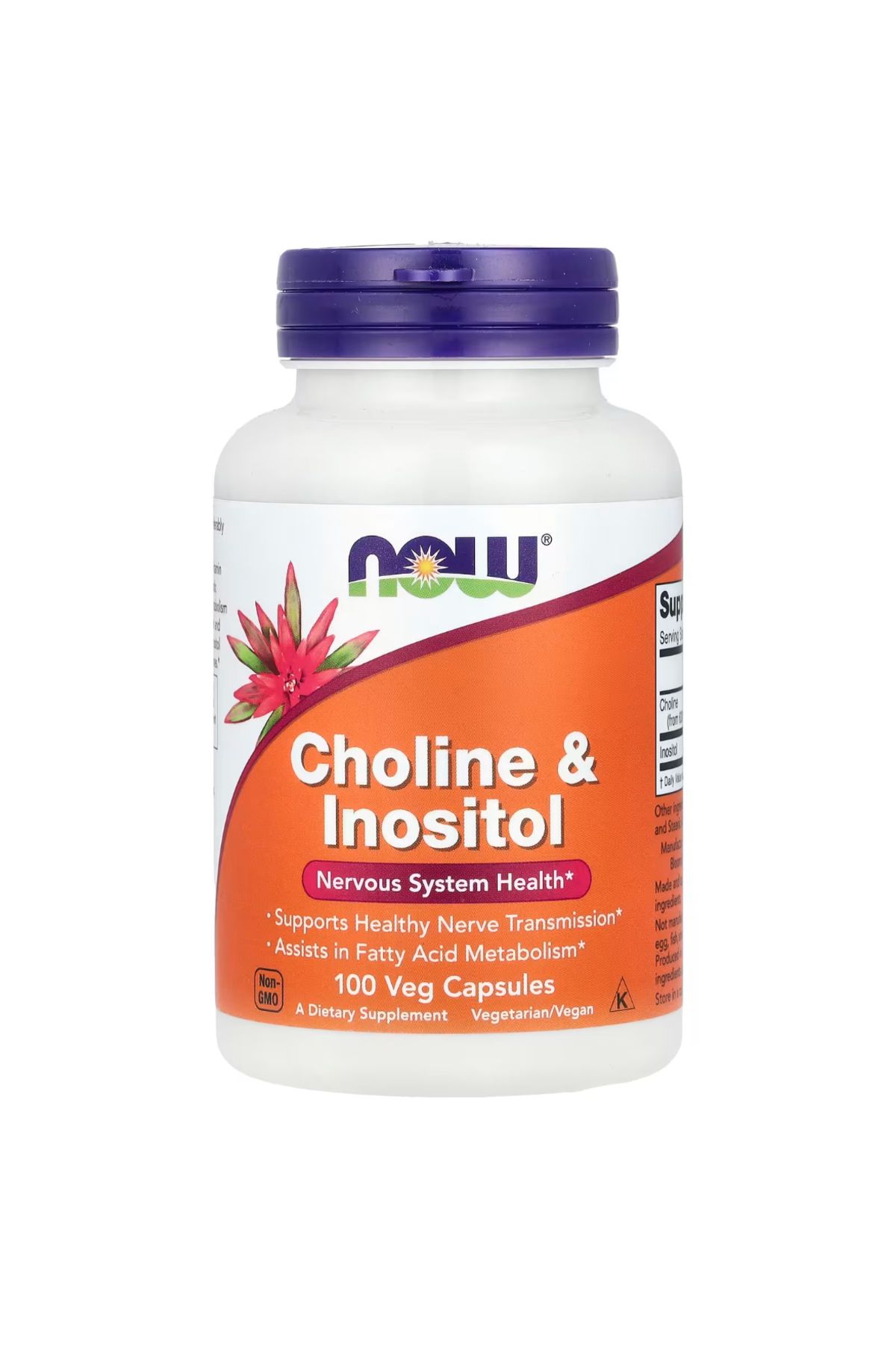 Now Foods Choline Inositol100 Veg Capsules