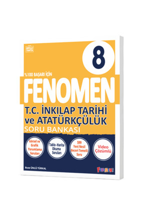 8. Sınıf T.C. İnkılap Tarihi ve Atatürkçülük Fenomen Soru Bankası Image 0