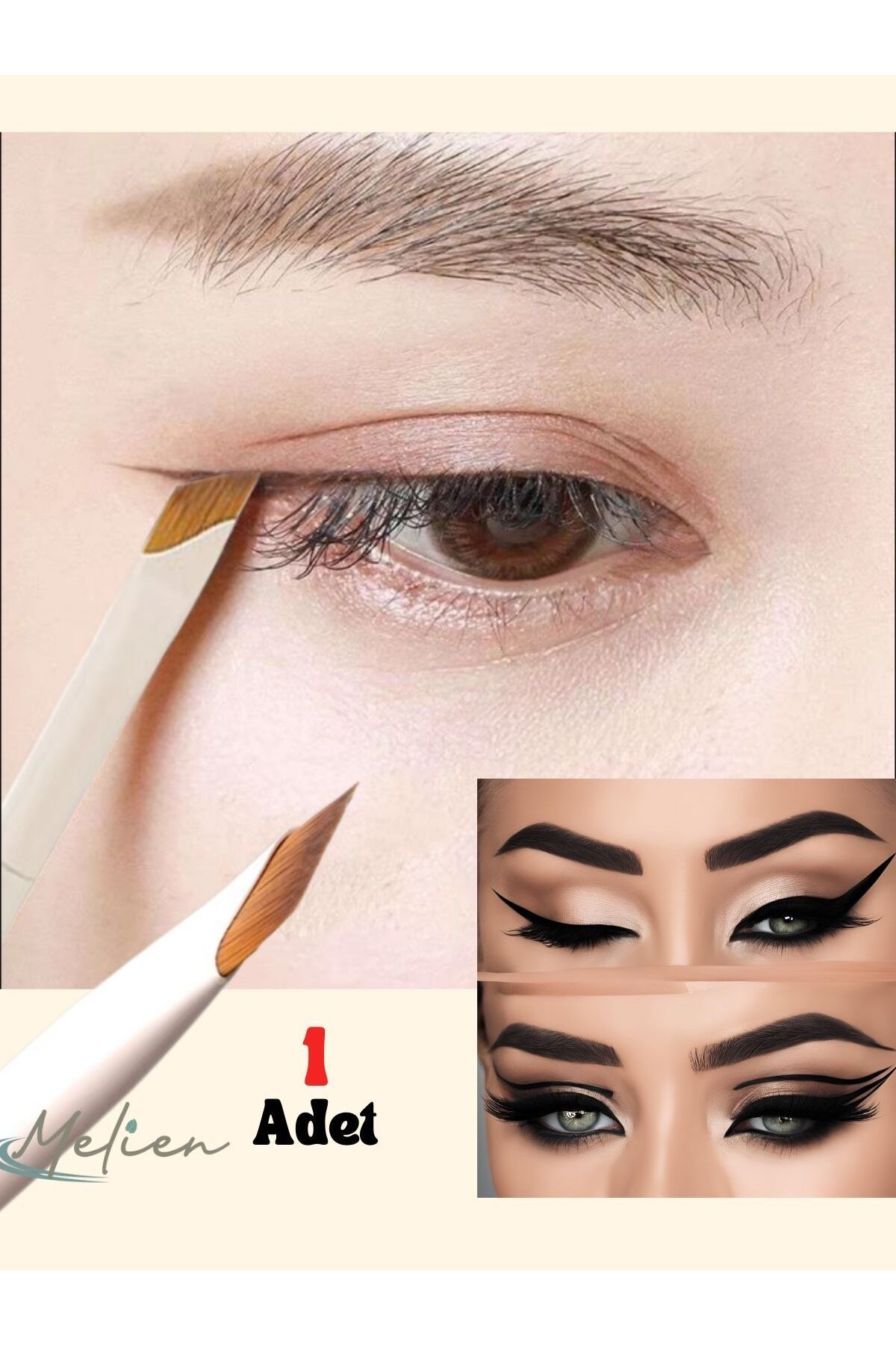 Melien Profesyonel EyelinerMakyaj Fırçası Ult...