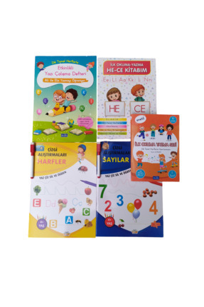 İlkokul Birinci sınıf 5 li set heceleme okuma yazma Image 0