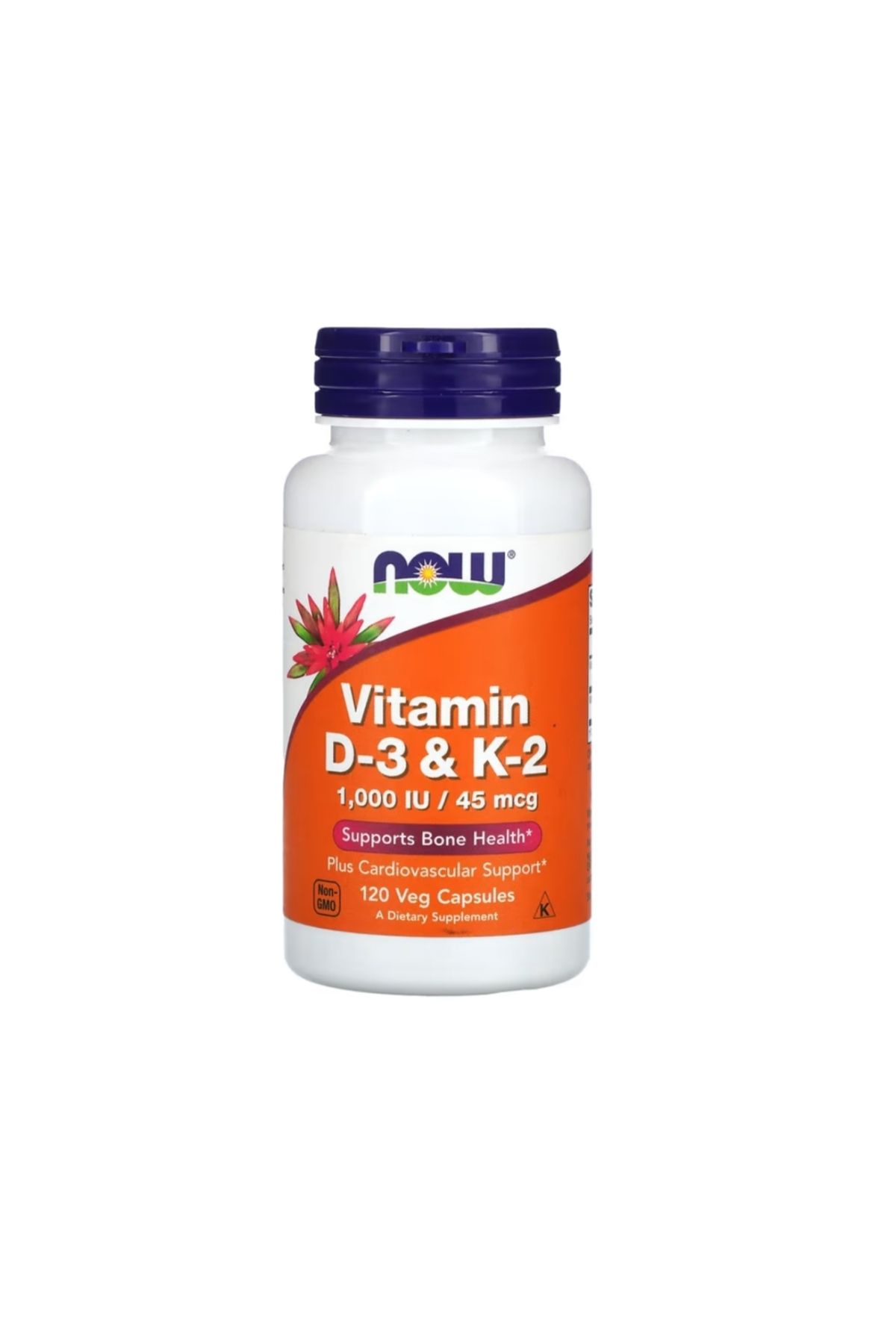 Now Foods , Vitamin D3 & K2,120 Veg Capsules...