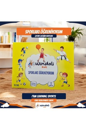 Sporları Öğreniyorum Bebek Çocuk Hafıza Gelişim Kartları Spor Kartları Image 0