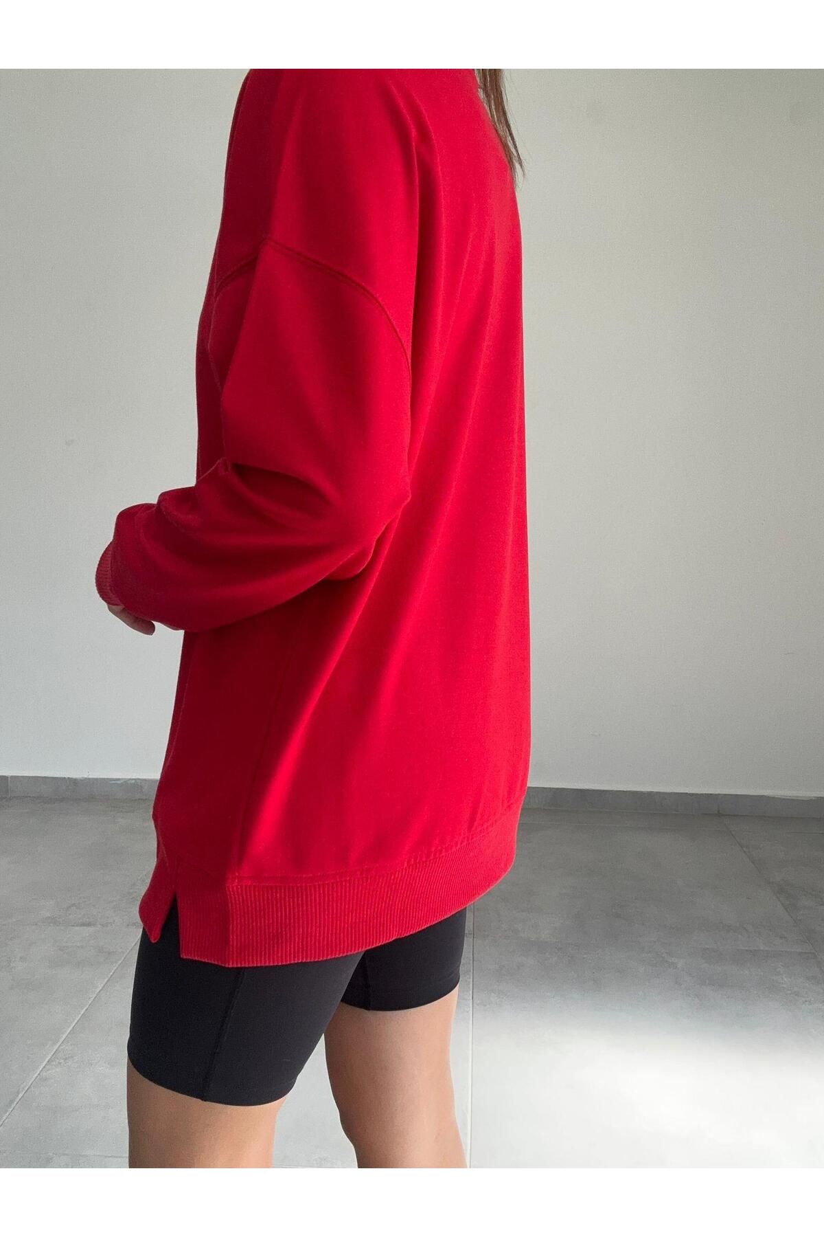 Oversize Sweatshirt, Oversize Kadın Sweat, Premium Kalıp Kumaş