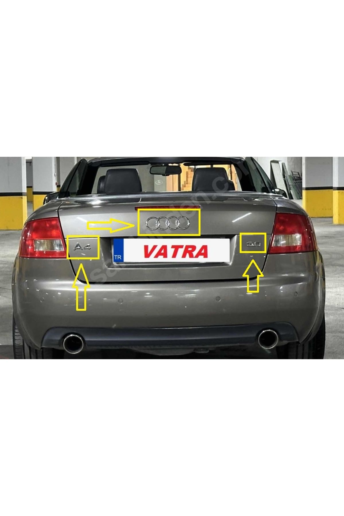 EDEXPORT Audi A4 Cabrio2002-2003 3.0 Uyumlu A...