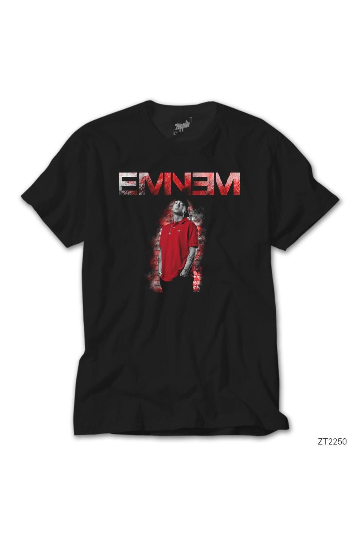 wuqhu Eminem Bloodnes SiyahTişört