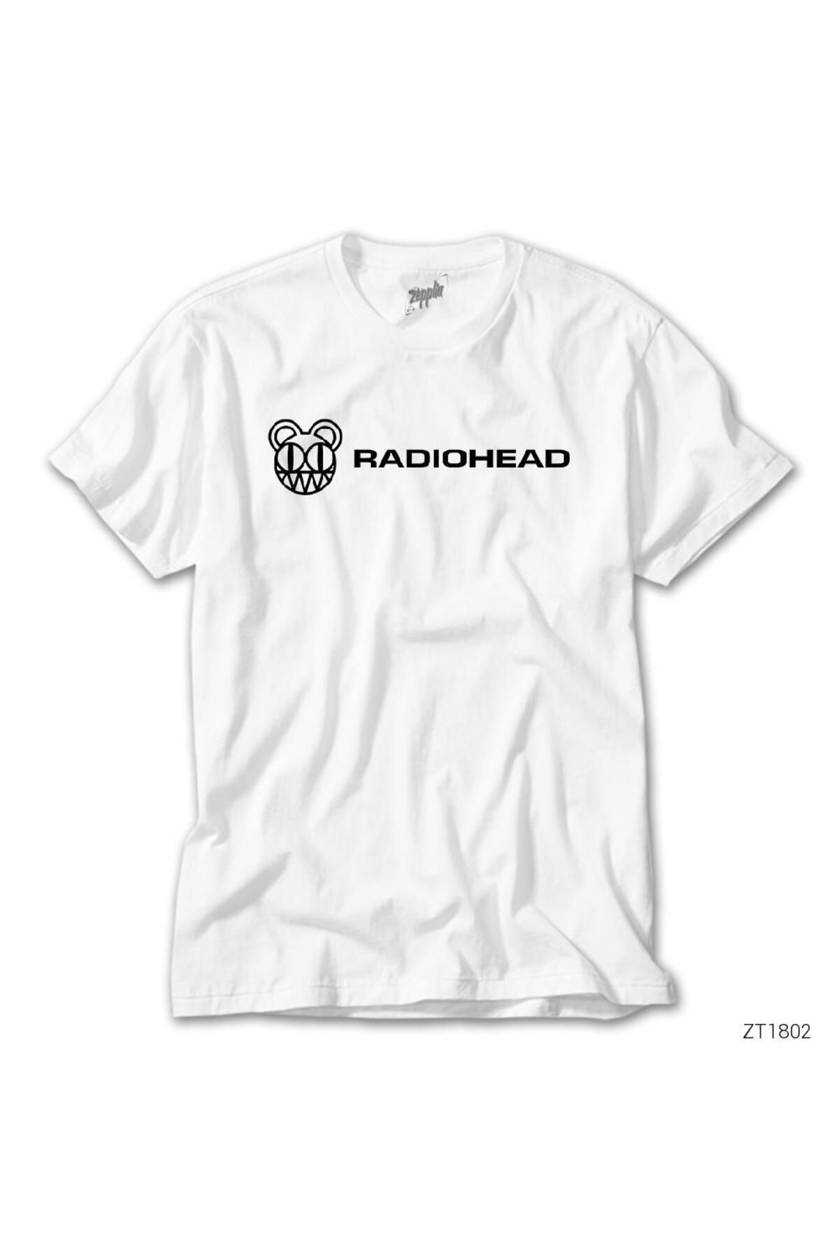 wuqhu Radiohead Logo BeyazTişört