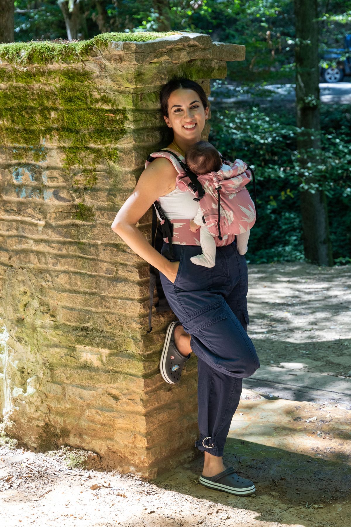 Huggyberry Softy Baby Carrier-Dock Dahlia