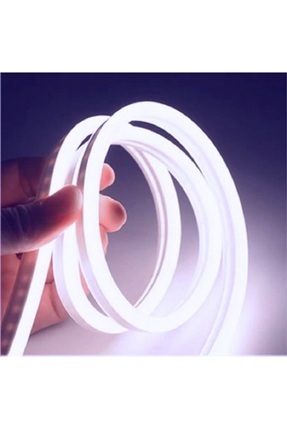 Beyaz Neon Led Hortum Led Esnek Led 5 Metre Tak Çalışitır Hazır Image 0