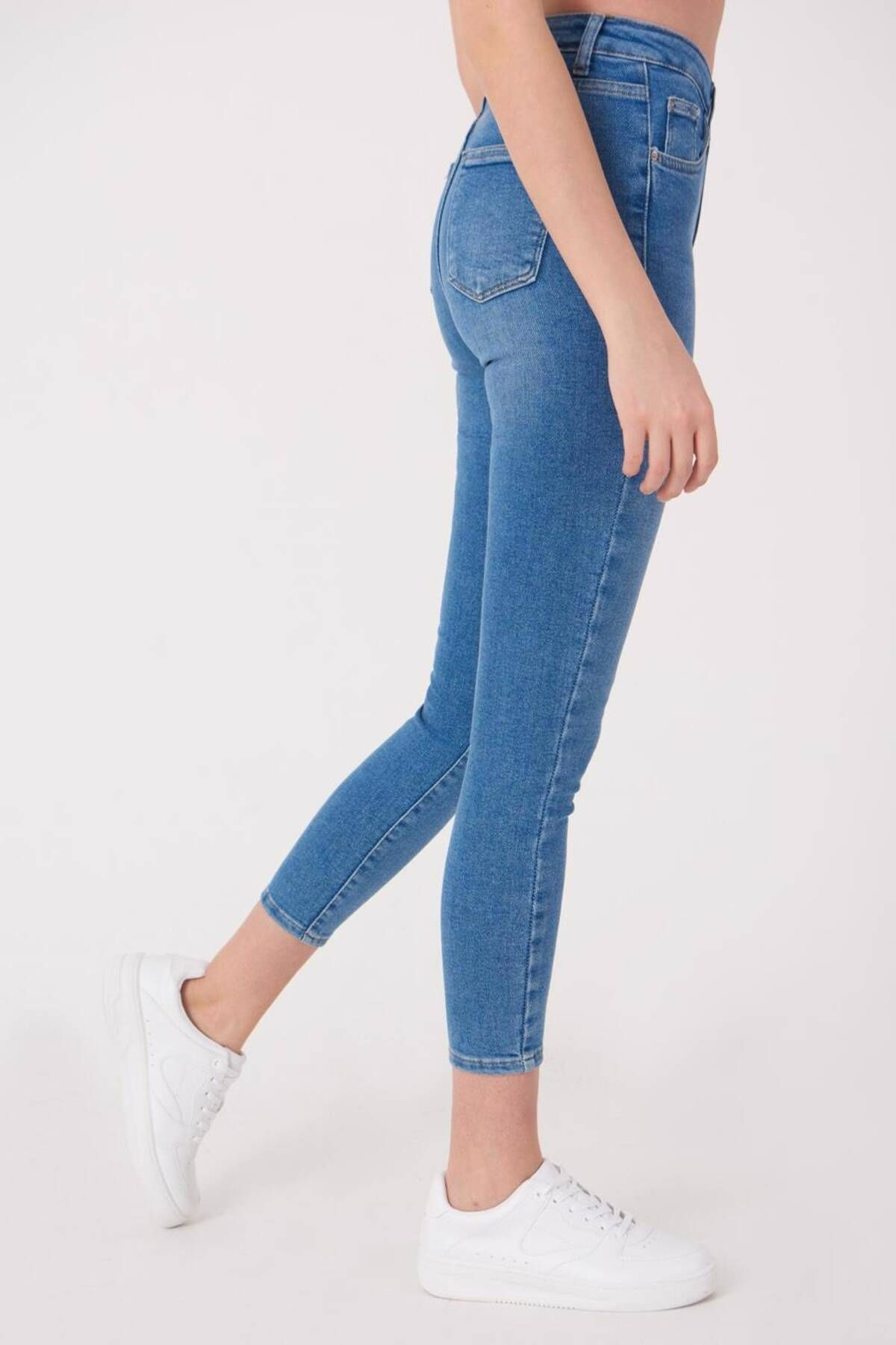 Yüksek Bel Skinny Jean Pantolon Pn6578-pnp